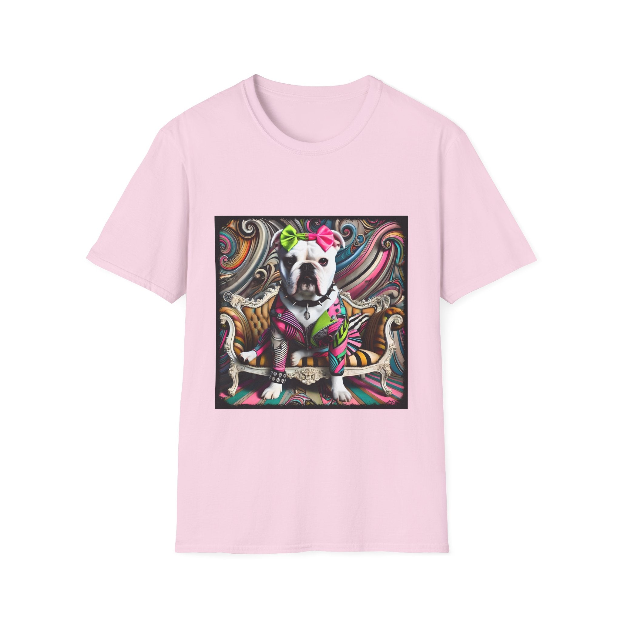 Bulldog Princess Rocker | Unisex Dog T-Shirt
