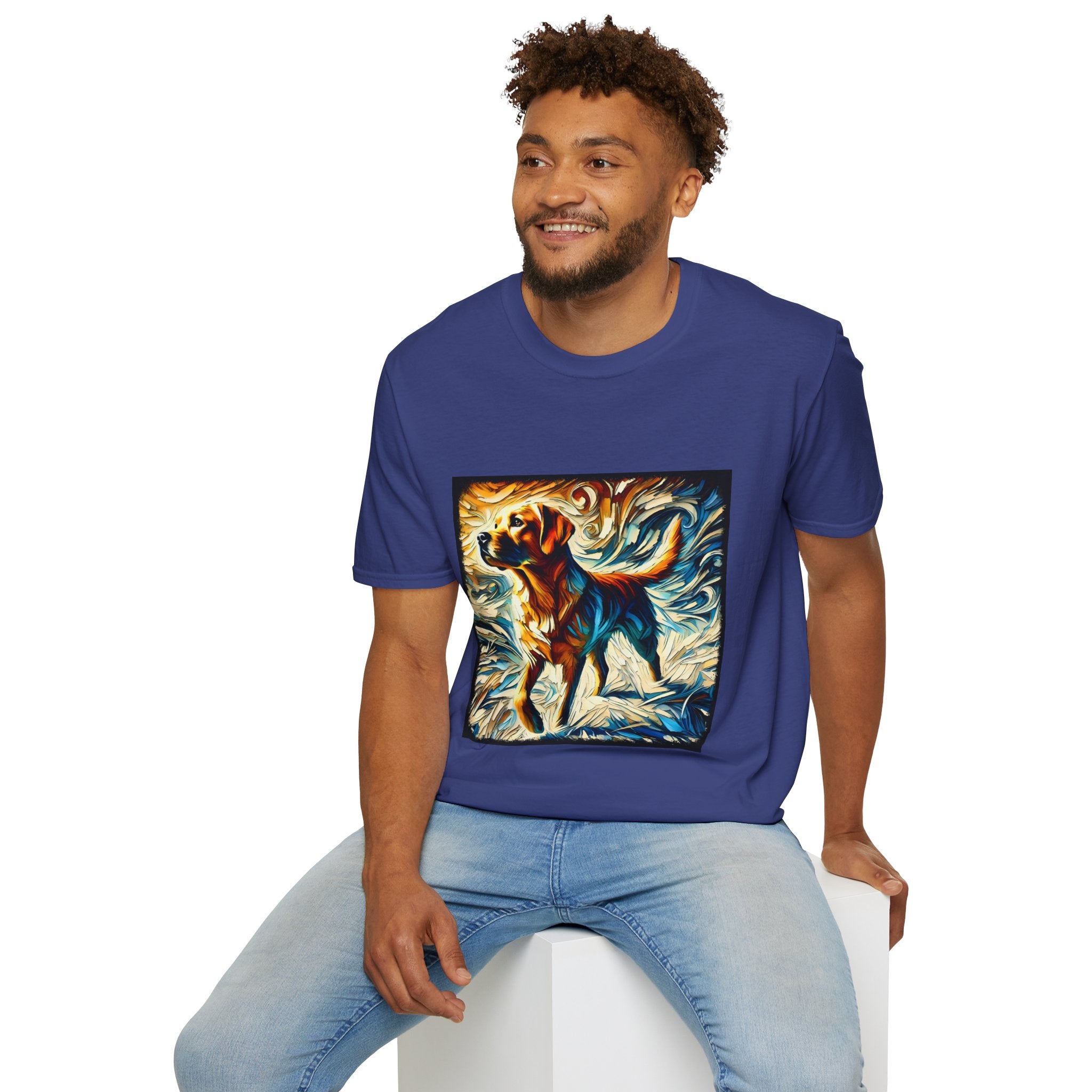Labrador Retriever Sun Swirl | Unisex Dog T-Shirt