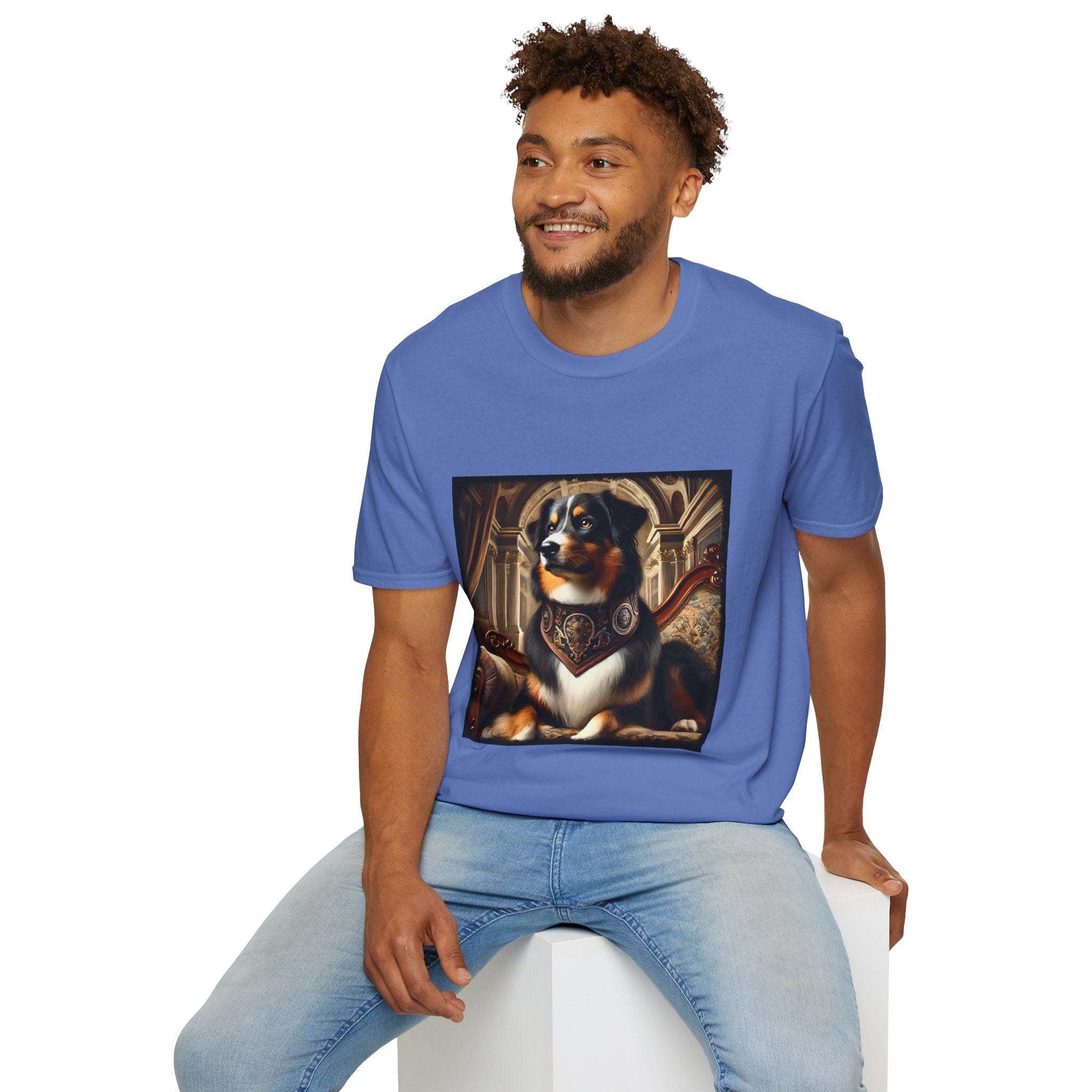 Australian Shepherd Posh Prince | Unisex Dog T-Shirt