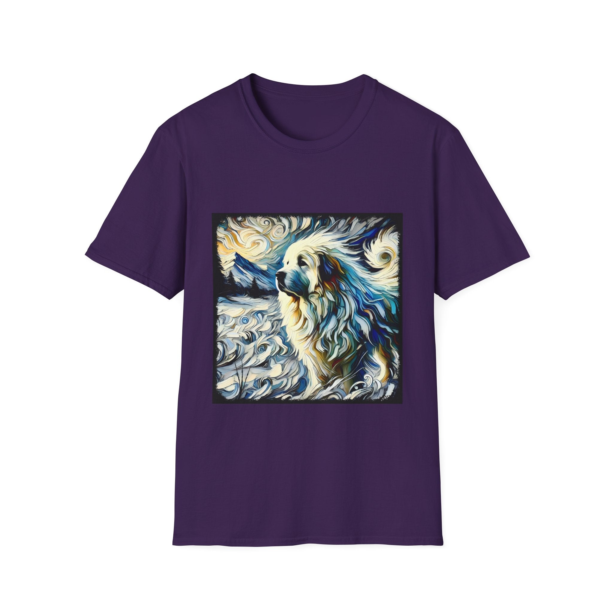 Great Pyrenees Snow Swirl | Unisex Dog T-Shirt