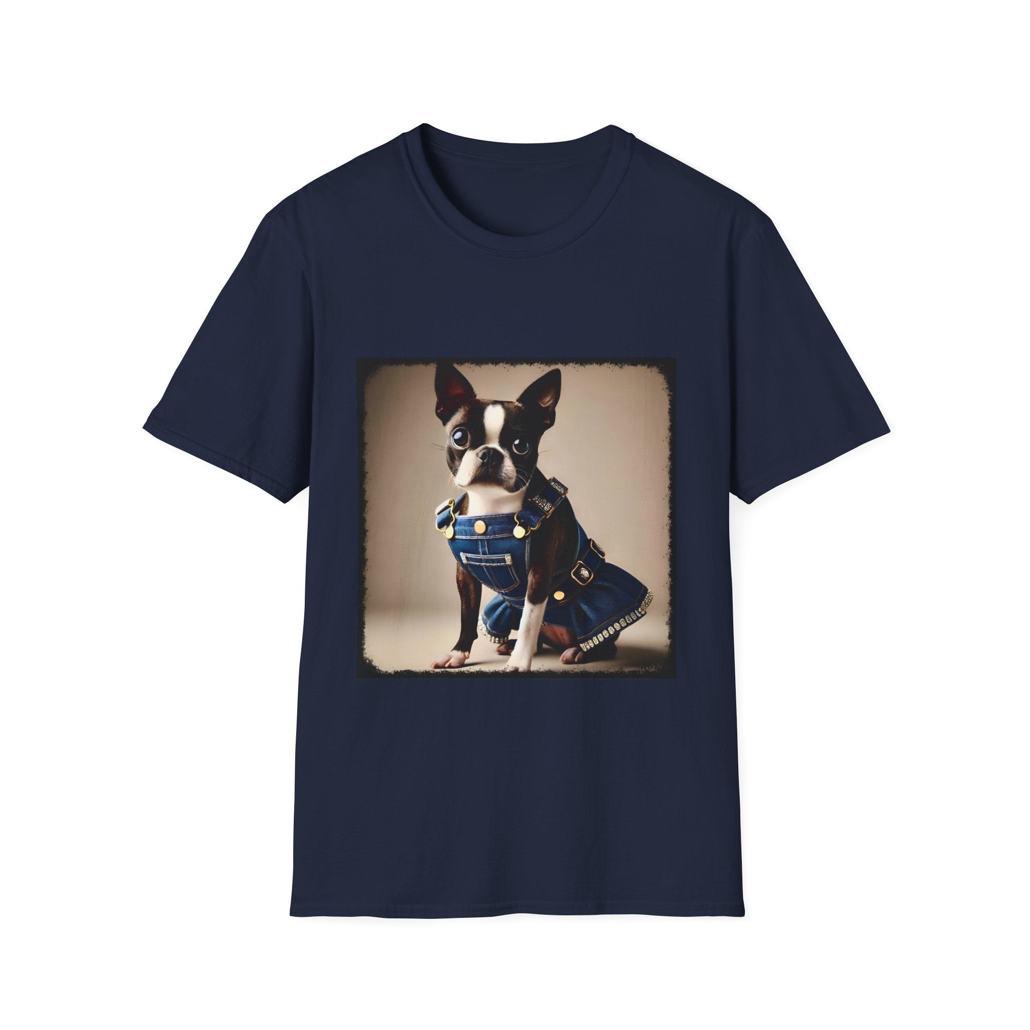 Stylish Boston Terrier Jean Dream t‑shirt