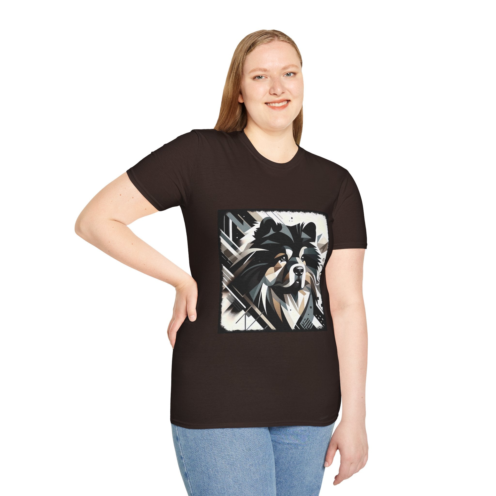 Chow Chow Bold Geometric | Unisex Dog T-Shirt