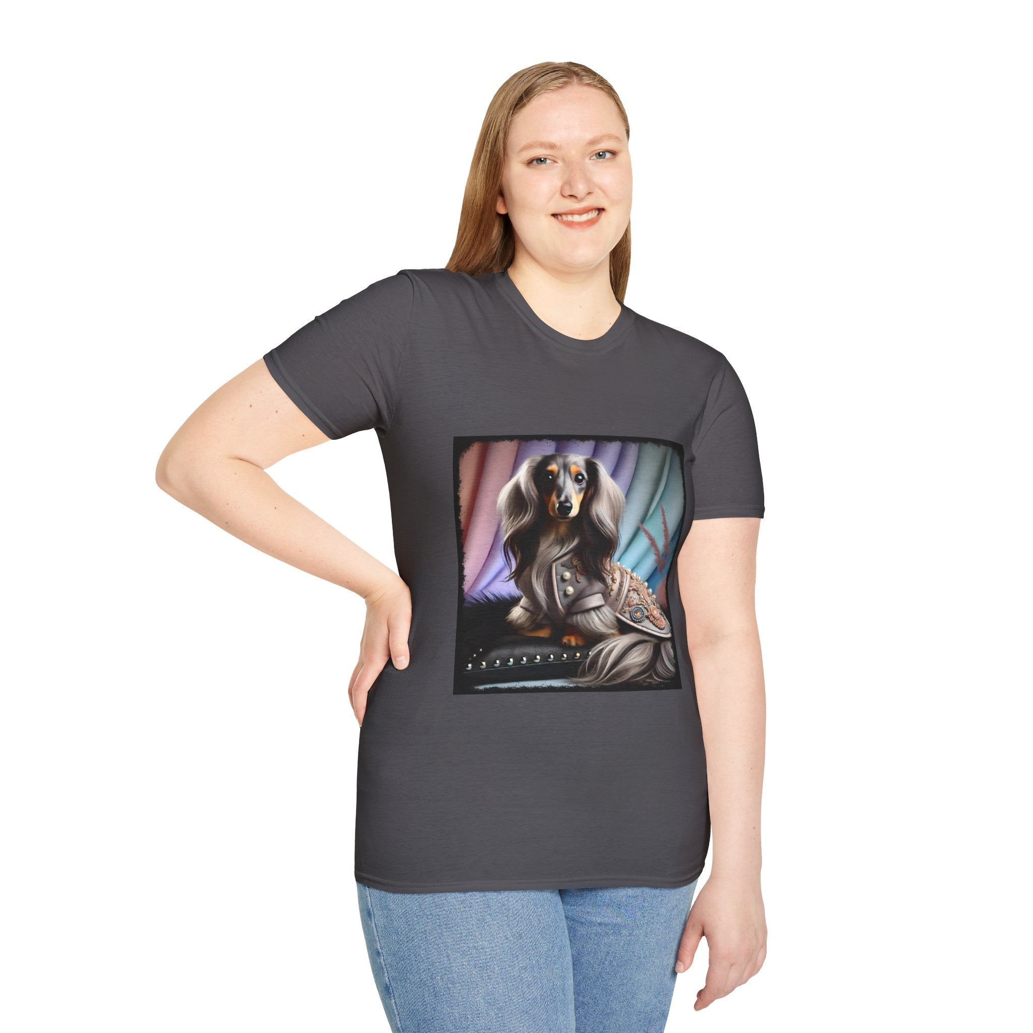 Dachshund Bold Fashionista | Unisex Dog T-Shirt