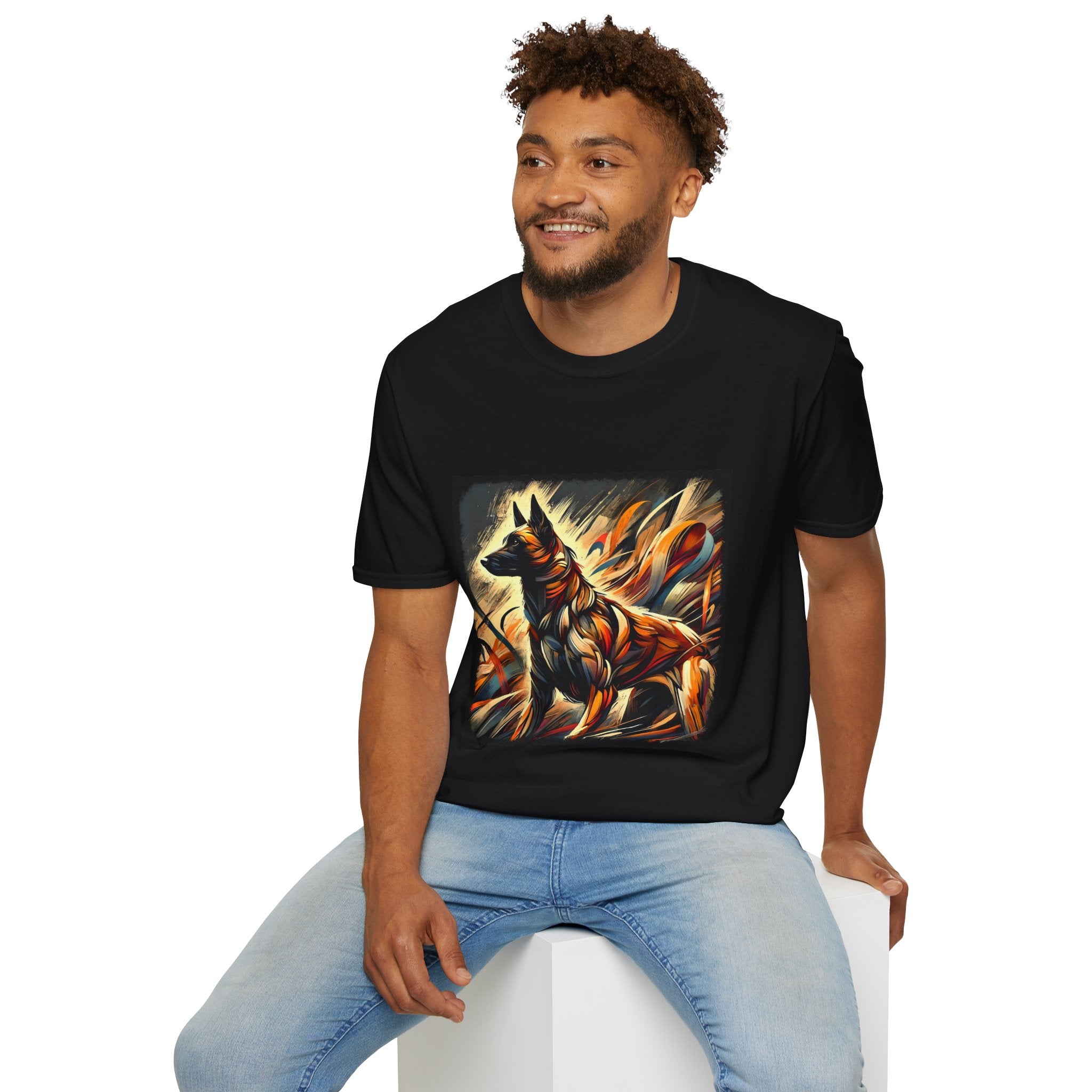 Belgian Malinois Fire Classic | Unisex Dog T-Shirt