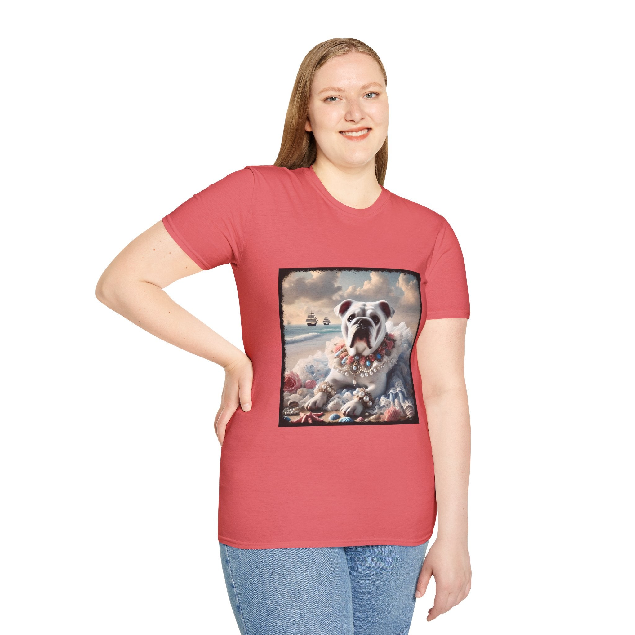 Bulldog Beach Dream | Unisex Dog T-Shirt