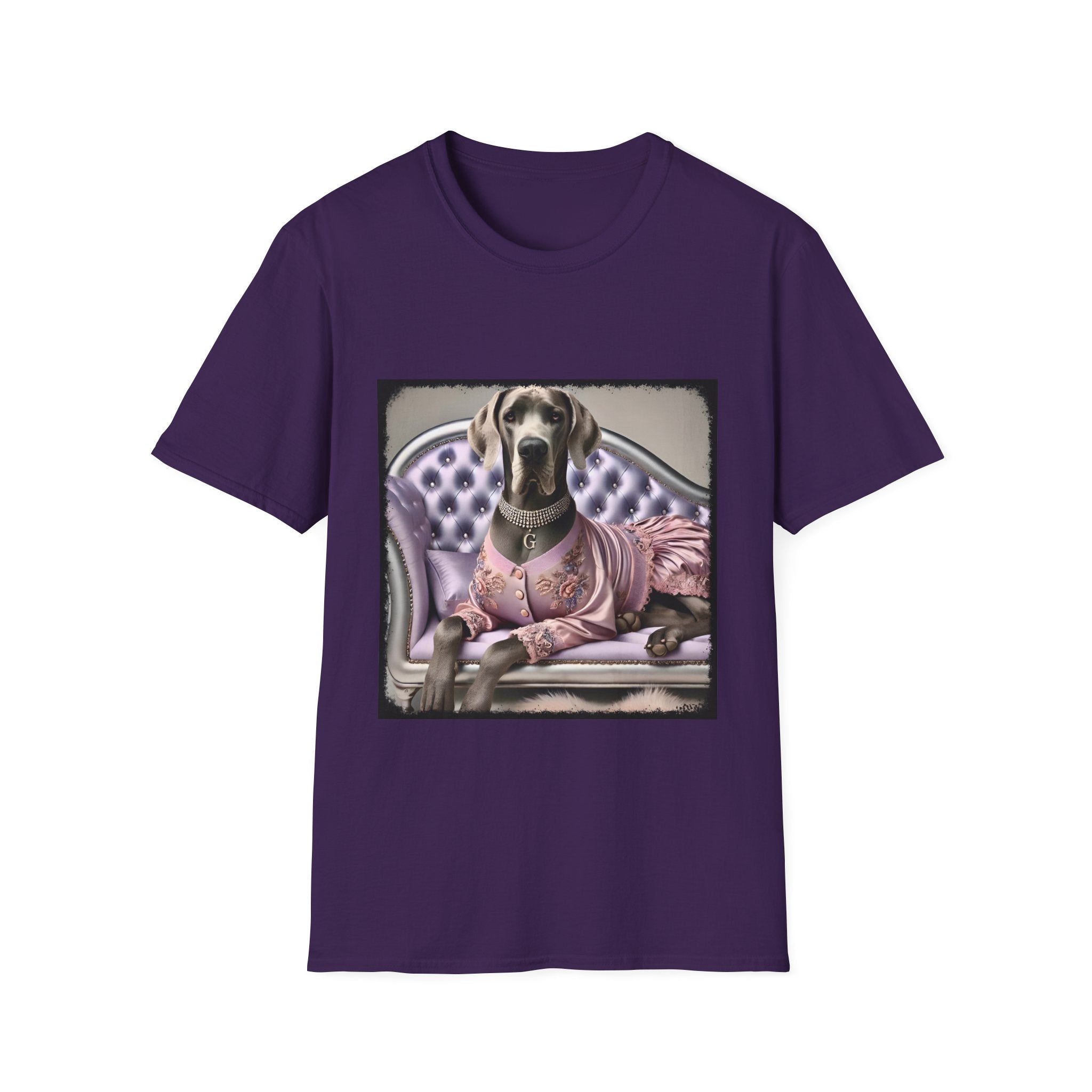 Great Dane Violet Vixen | Unisex Dog T-Shirt