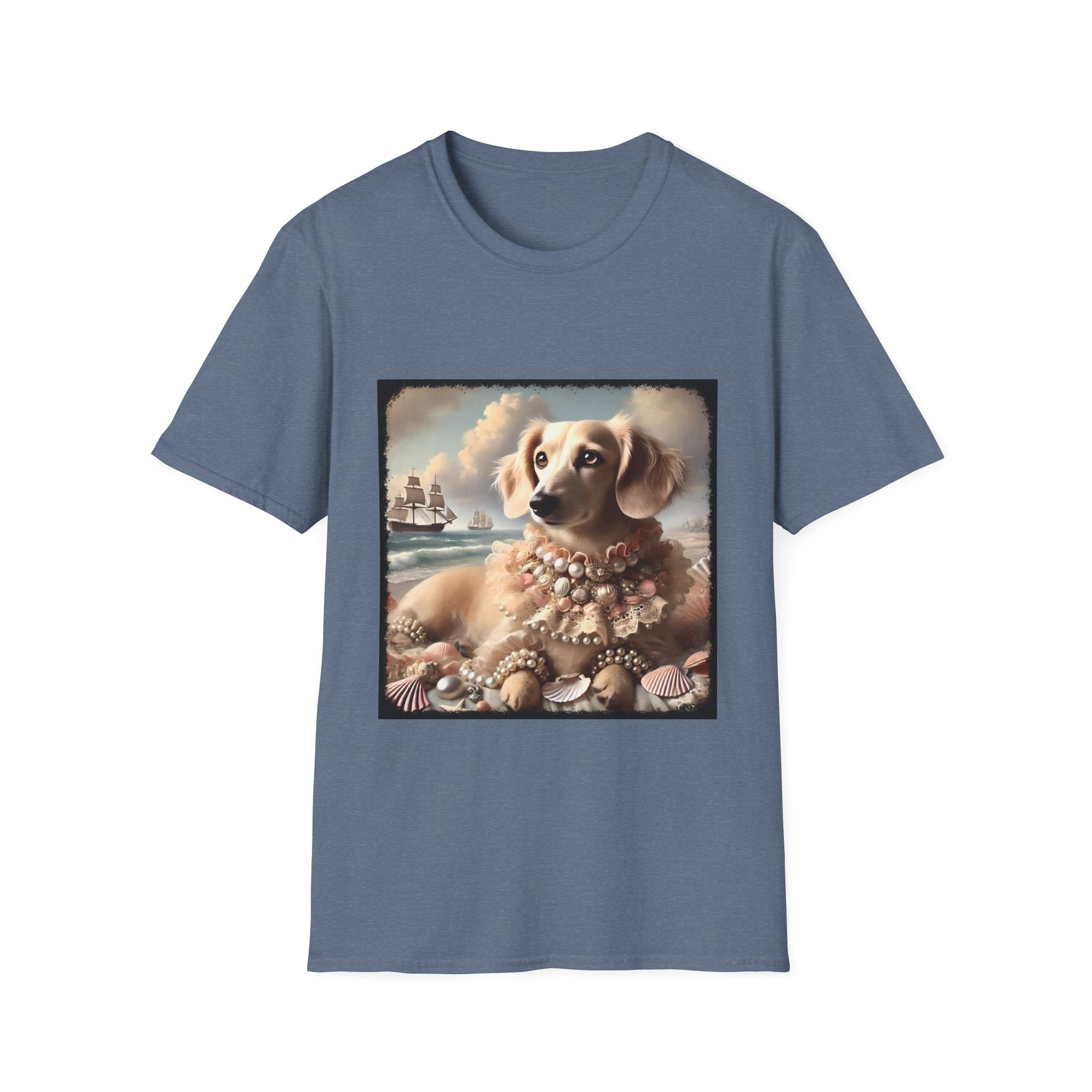 Dachshund Seashell Siren | Unisex Dog T-Shirt