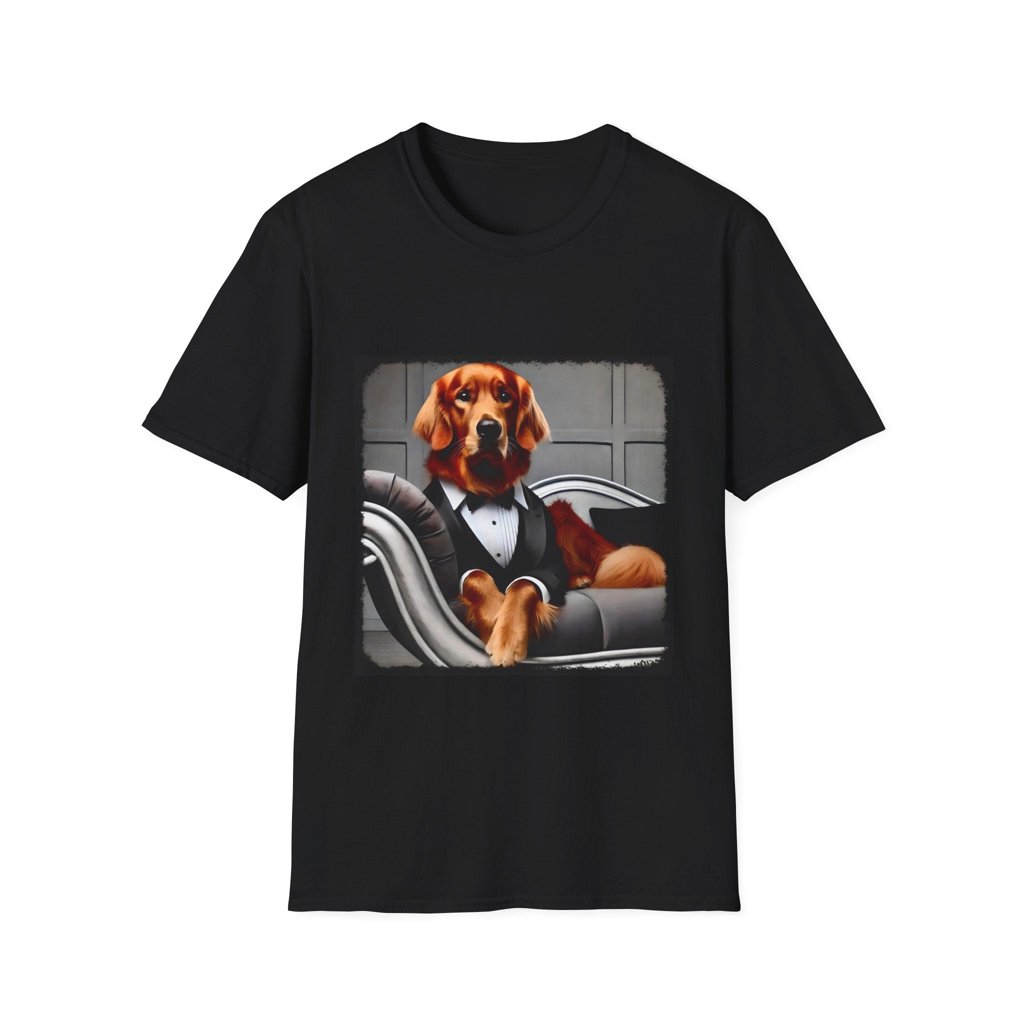 Golden Retriever Tuxedo Titan  | Unisex Dog T-Shirt