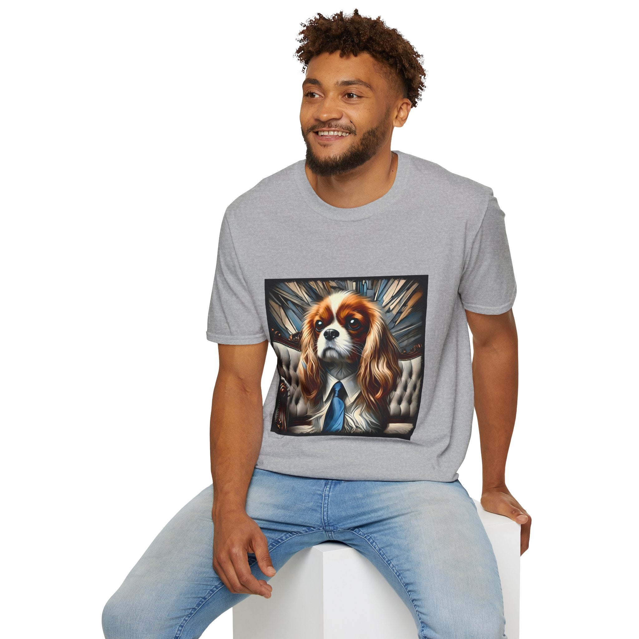 Cavalier King Charles Spaniel Sharp Pup | Unisex Dog T-Shirt