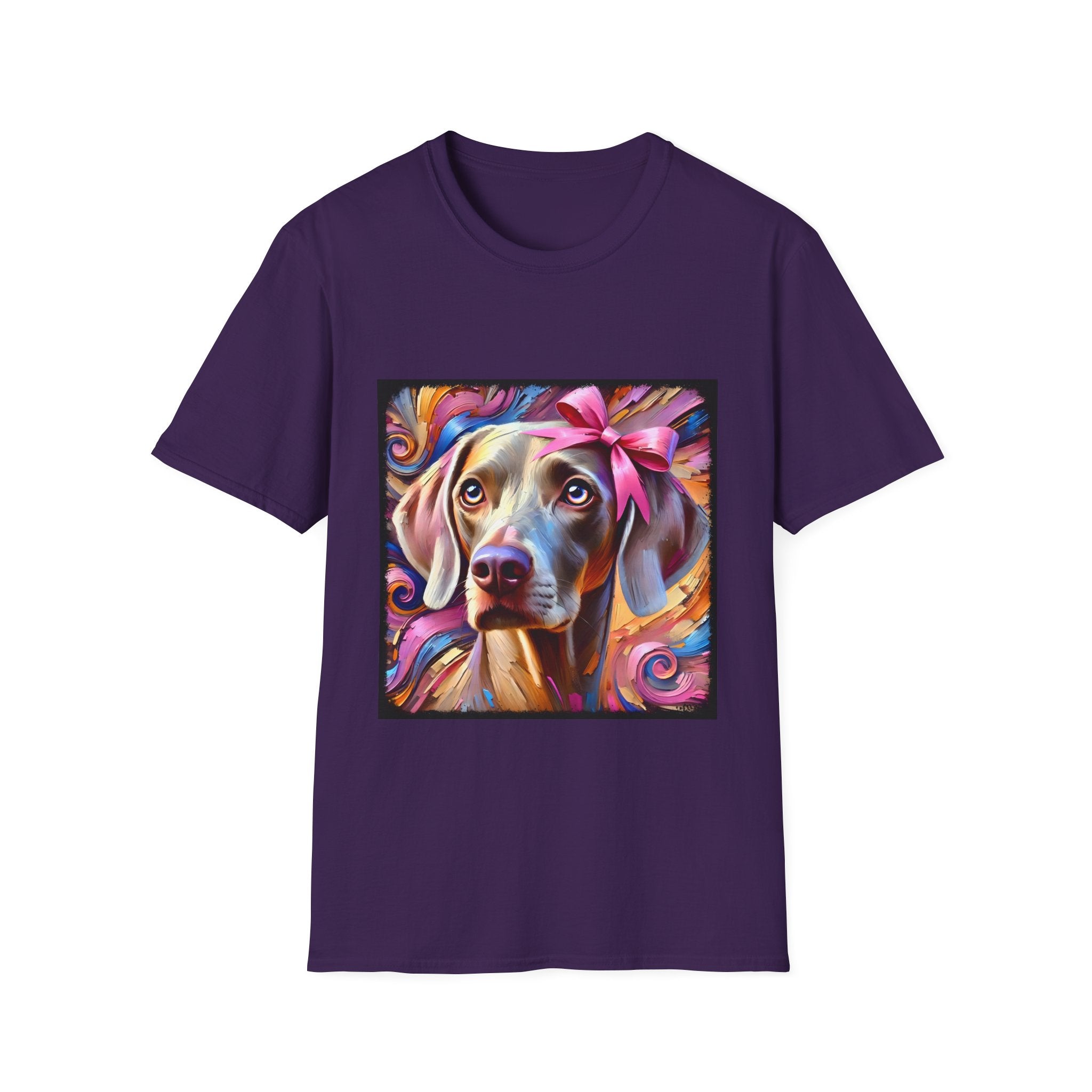 Weimaraner Textured Classic | Unisex Dog T-Shirt