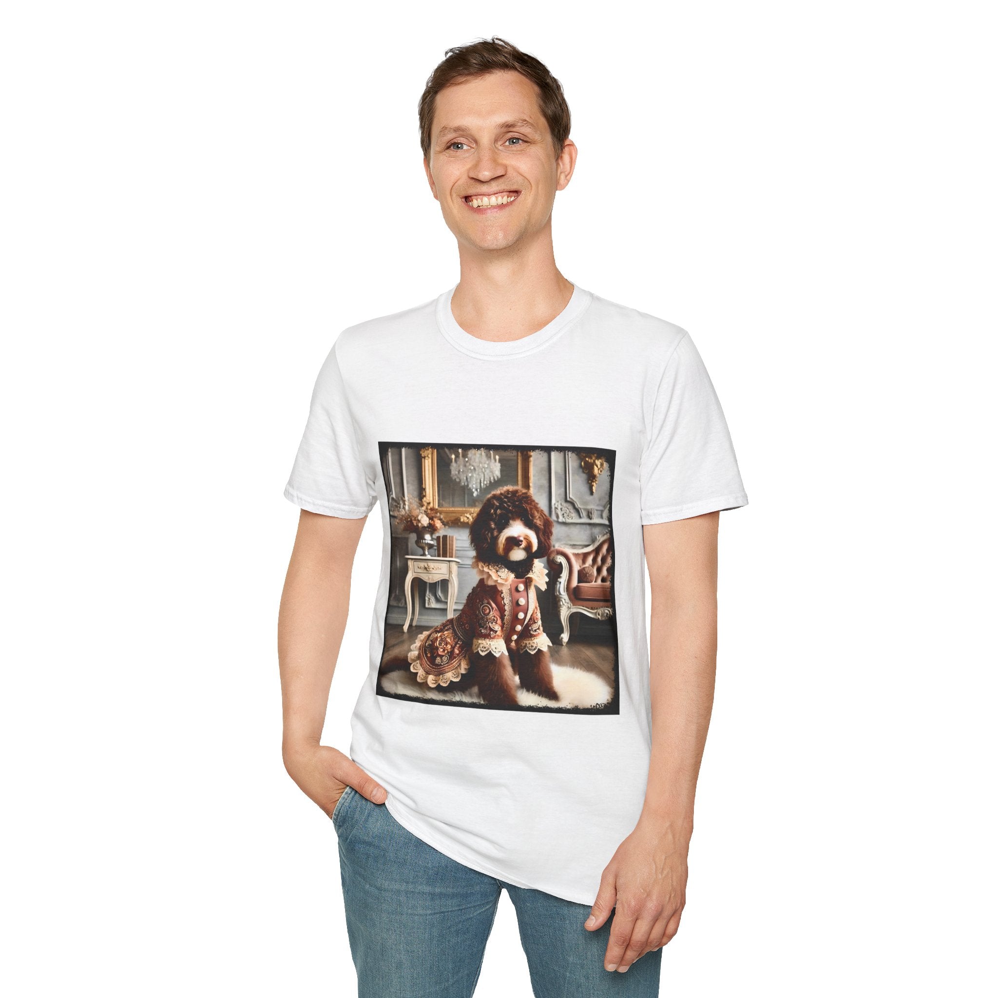 Aussiedoodle Chocolate Posh | Unisex Dog T-Shirt