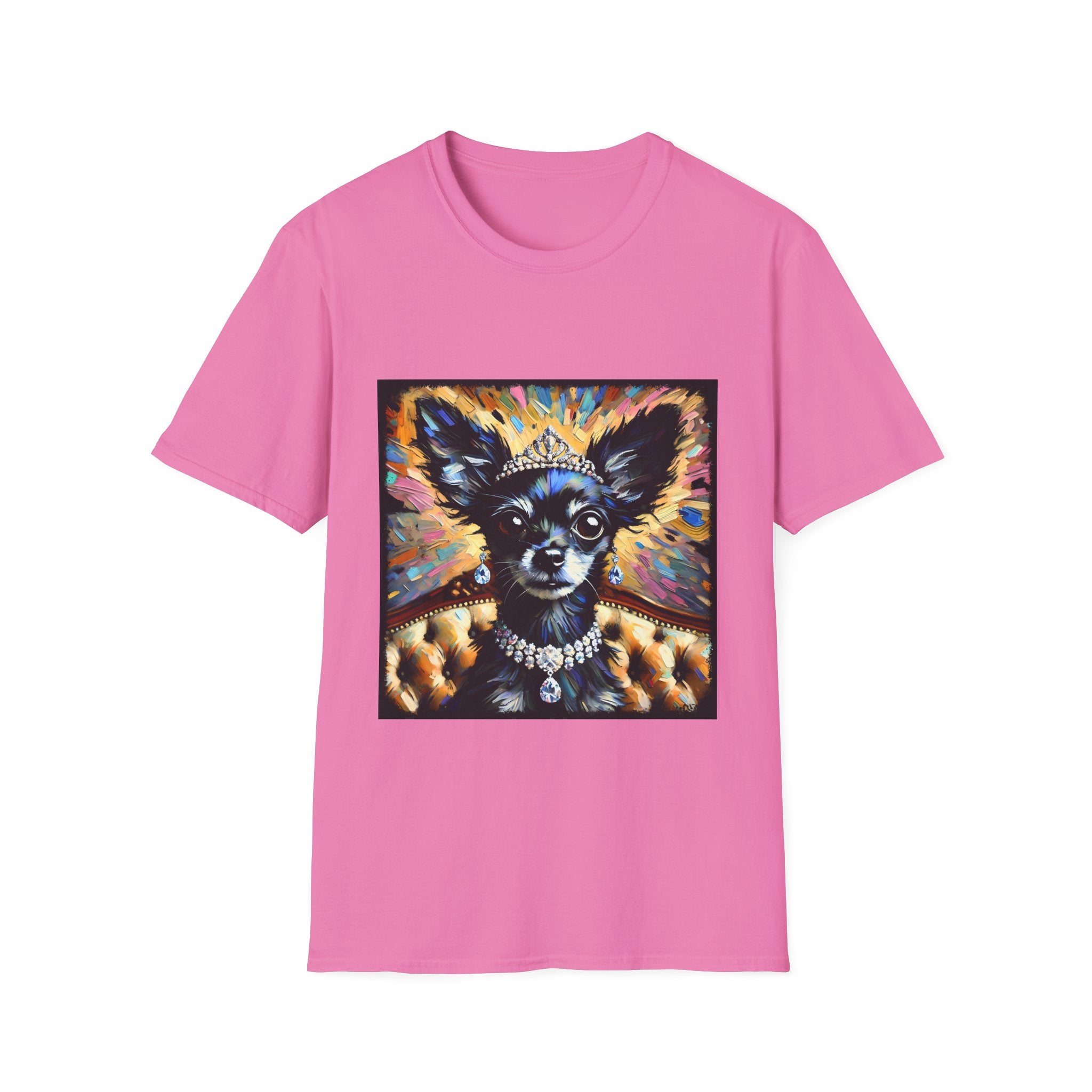 Chihuahua Diamond Earring Classic | Unisex Dog T-Shirt