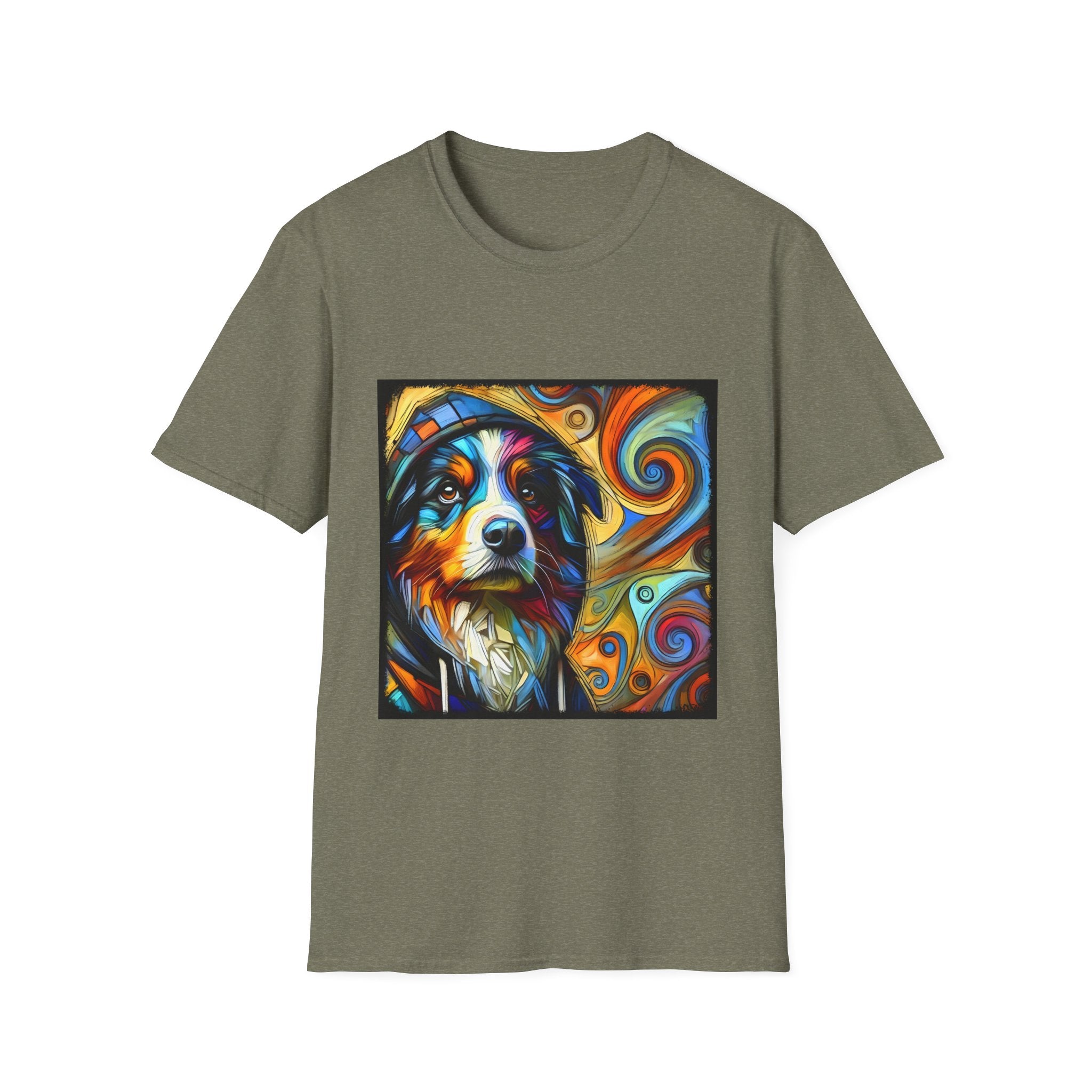 Australian Shepherd Relaxed Swirl | Unisex Dog T-Shirt