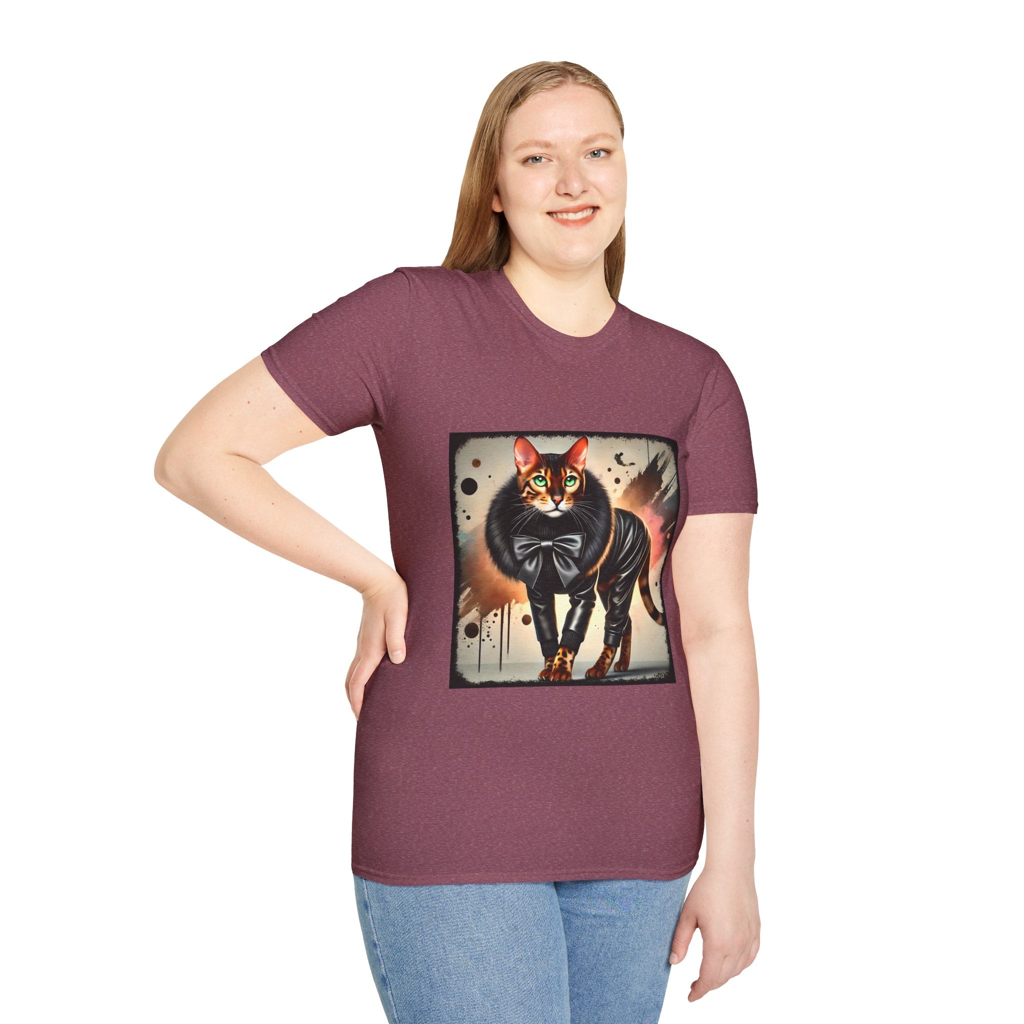 Bengal Cat Bold Muse | Unisex Cat T-Shirt