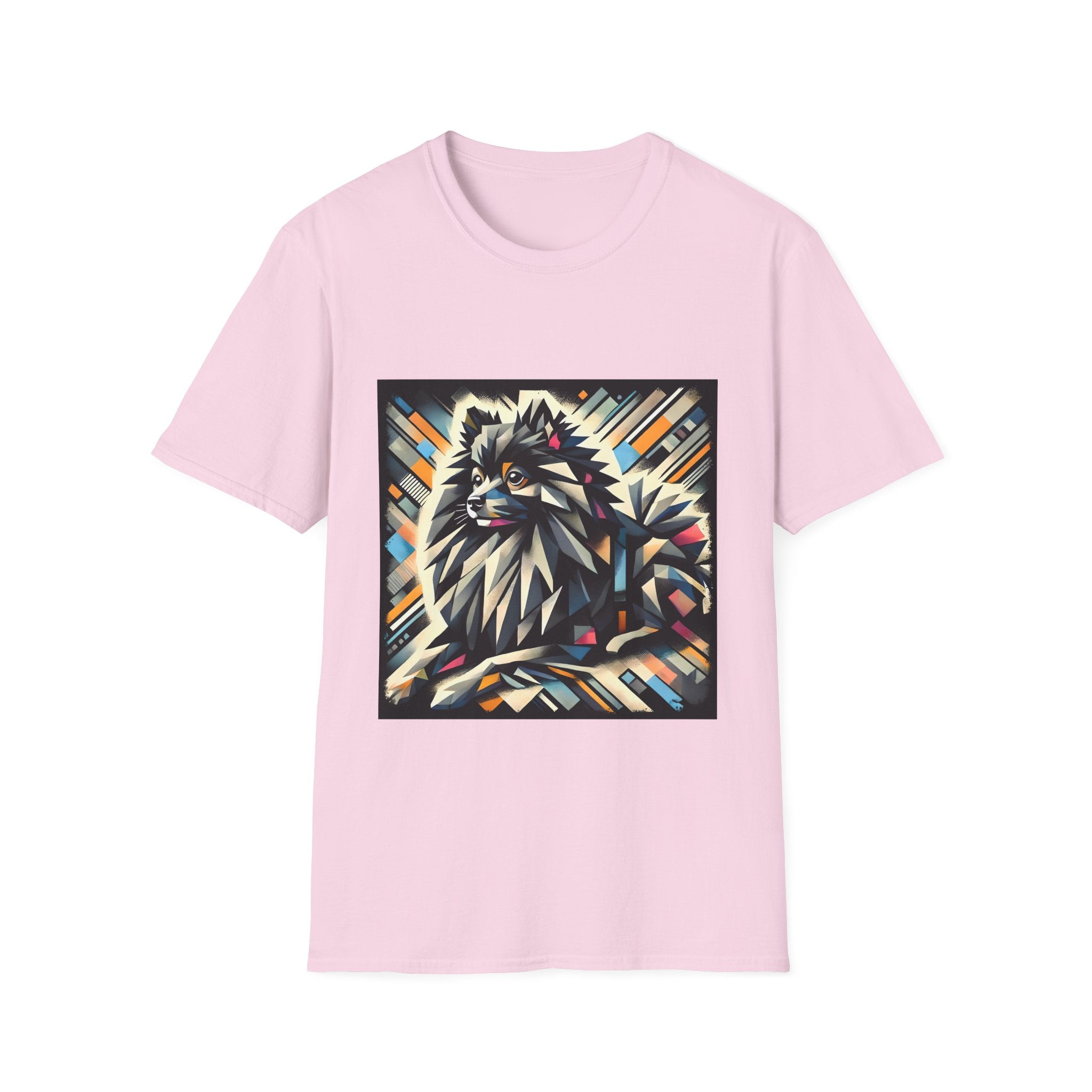 Pomeranian Bold Geometric | Unisex Dog T-Shirt