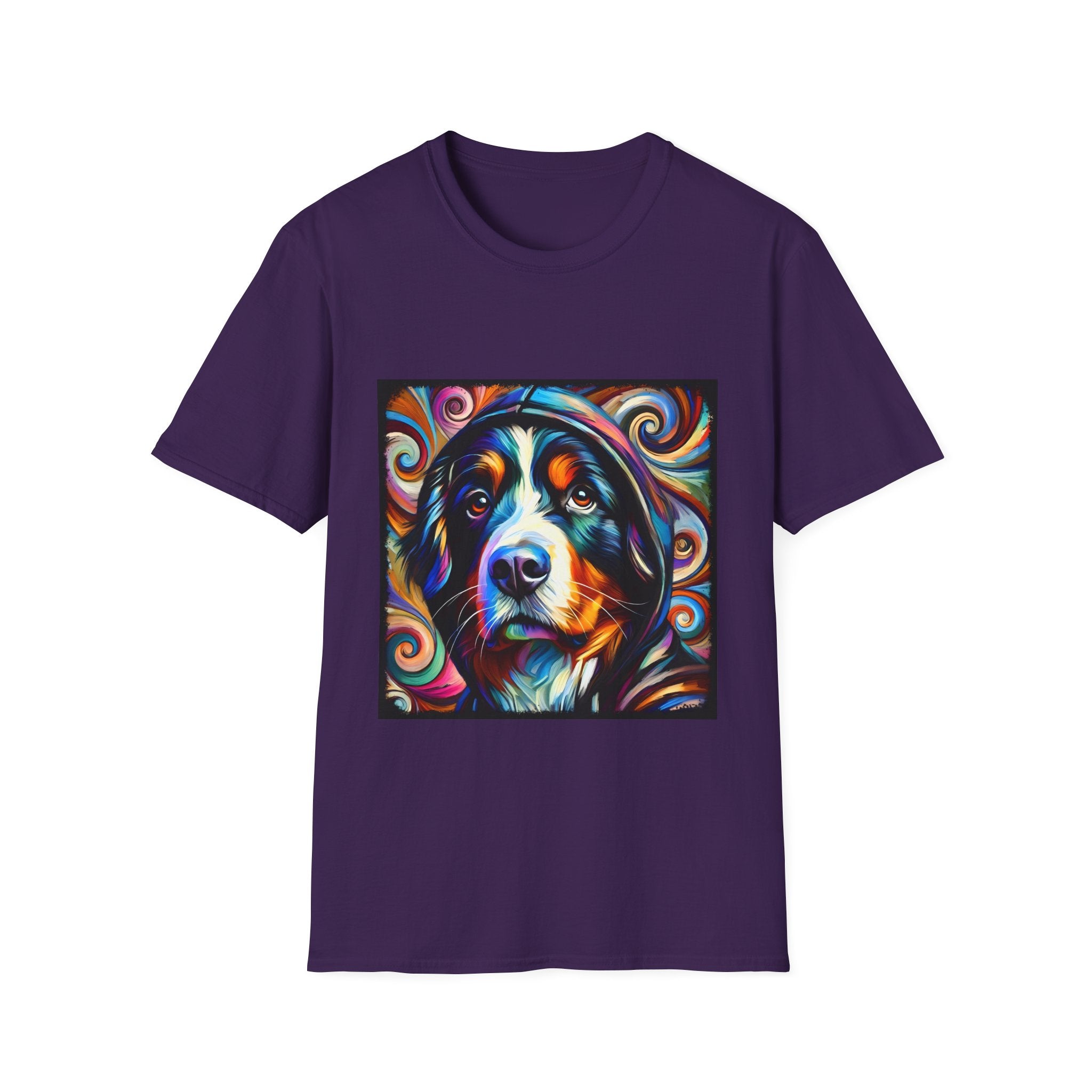 Bernese Mountain Dog Relaxed Swirl | Unisex Dog T-Shirt