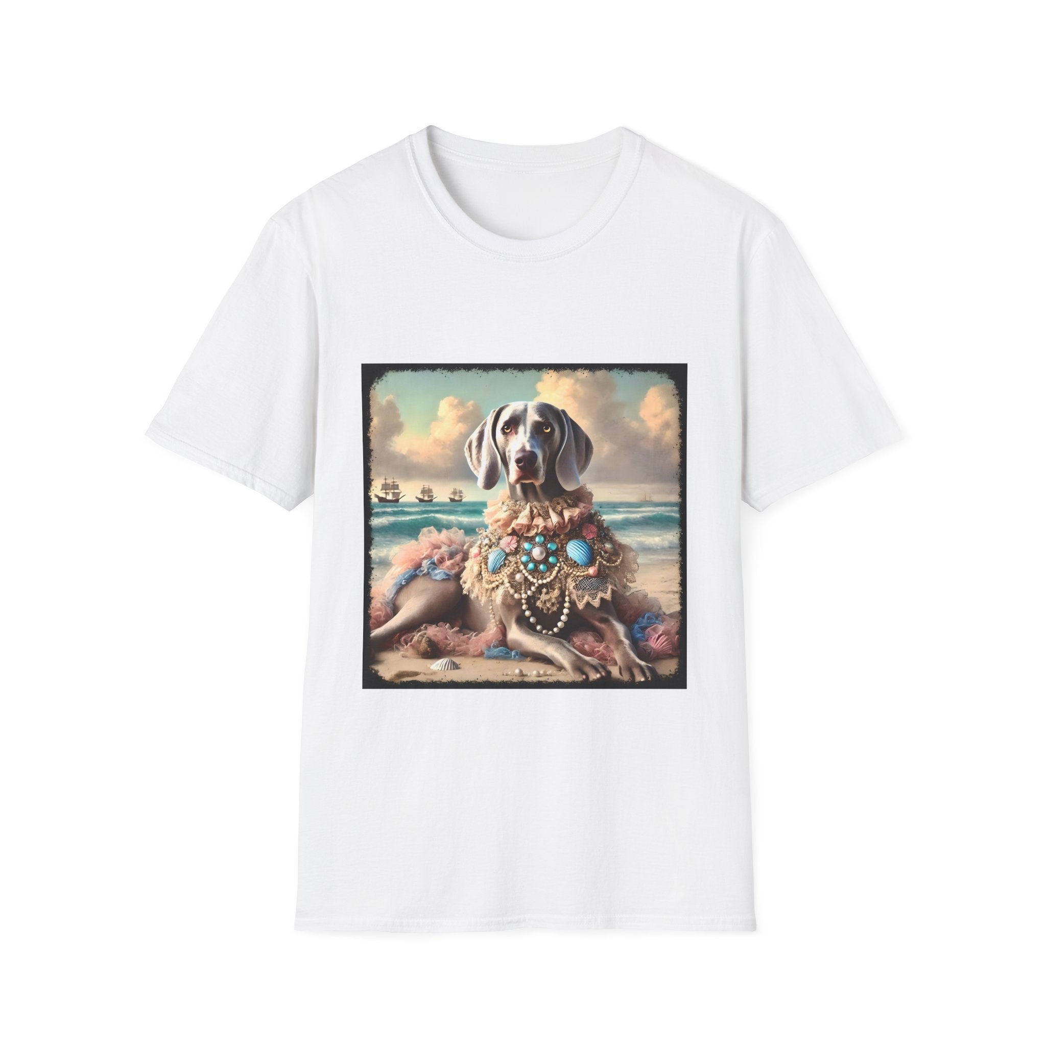 Weimaraner Seashell Siren | Unisex Dog T-Shirt