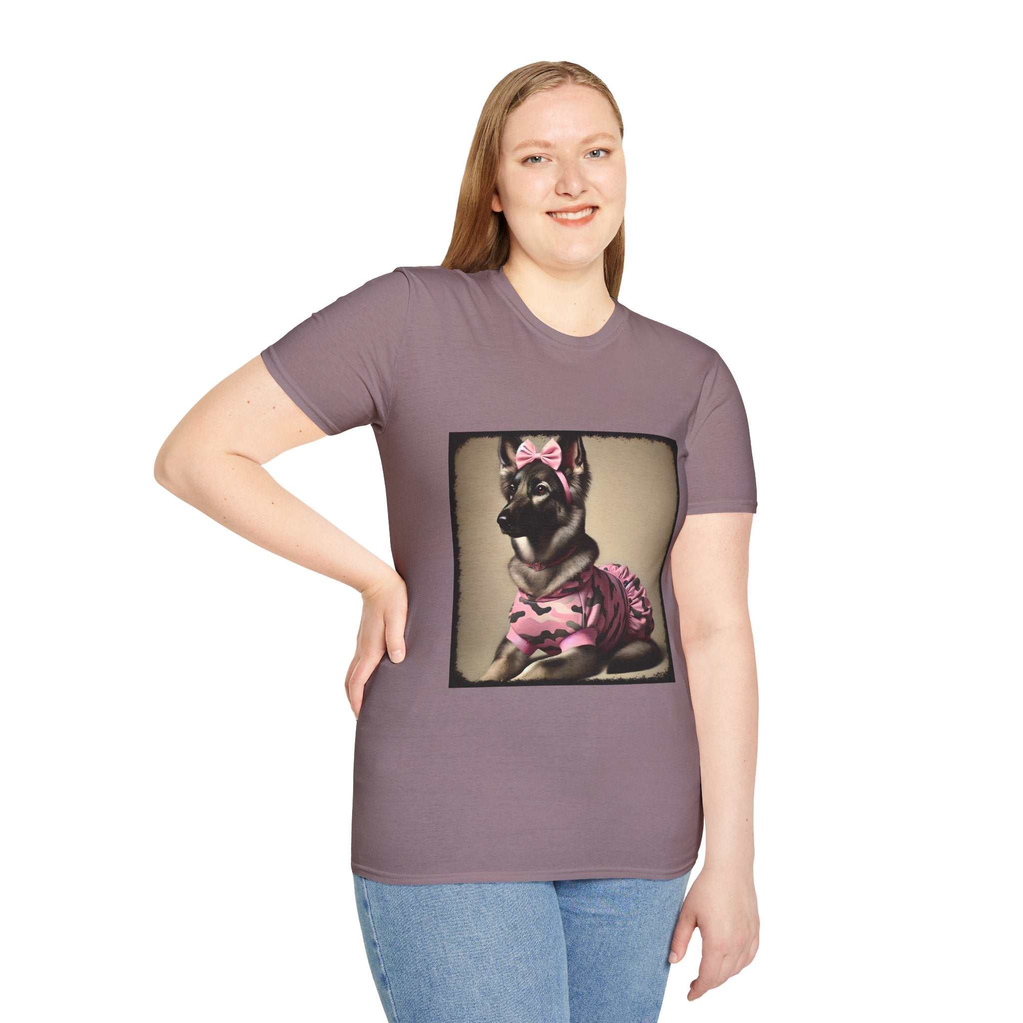 German Shepherd Camo Cutie II | Unisex Dog T-Shirt