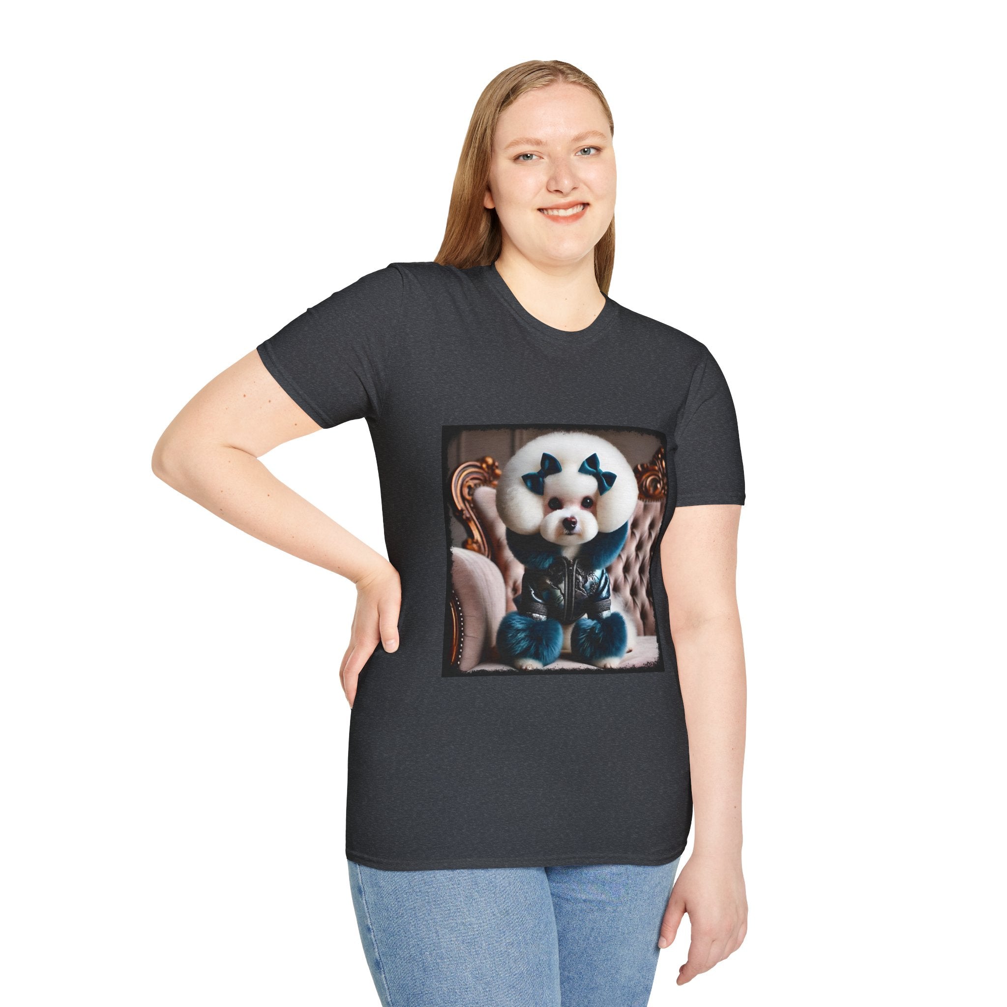 Bichon Frise Posh Pawfluencer | Unisex Dog T-Shirt