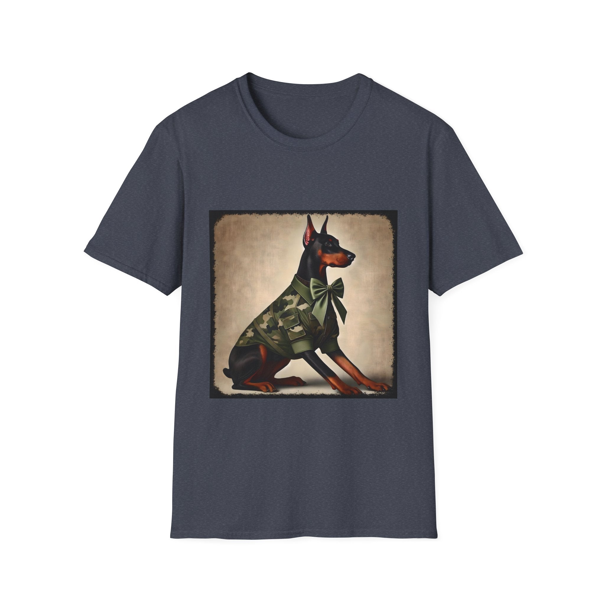 Doberman Pinscher Camo Cutie | Unisex Dog T-Shirt