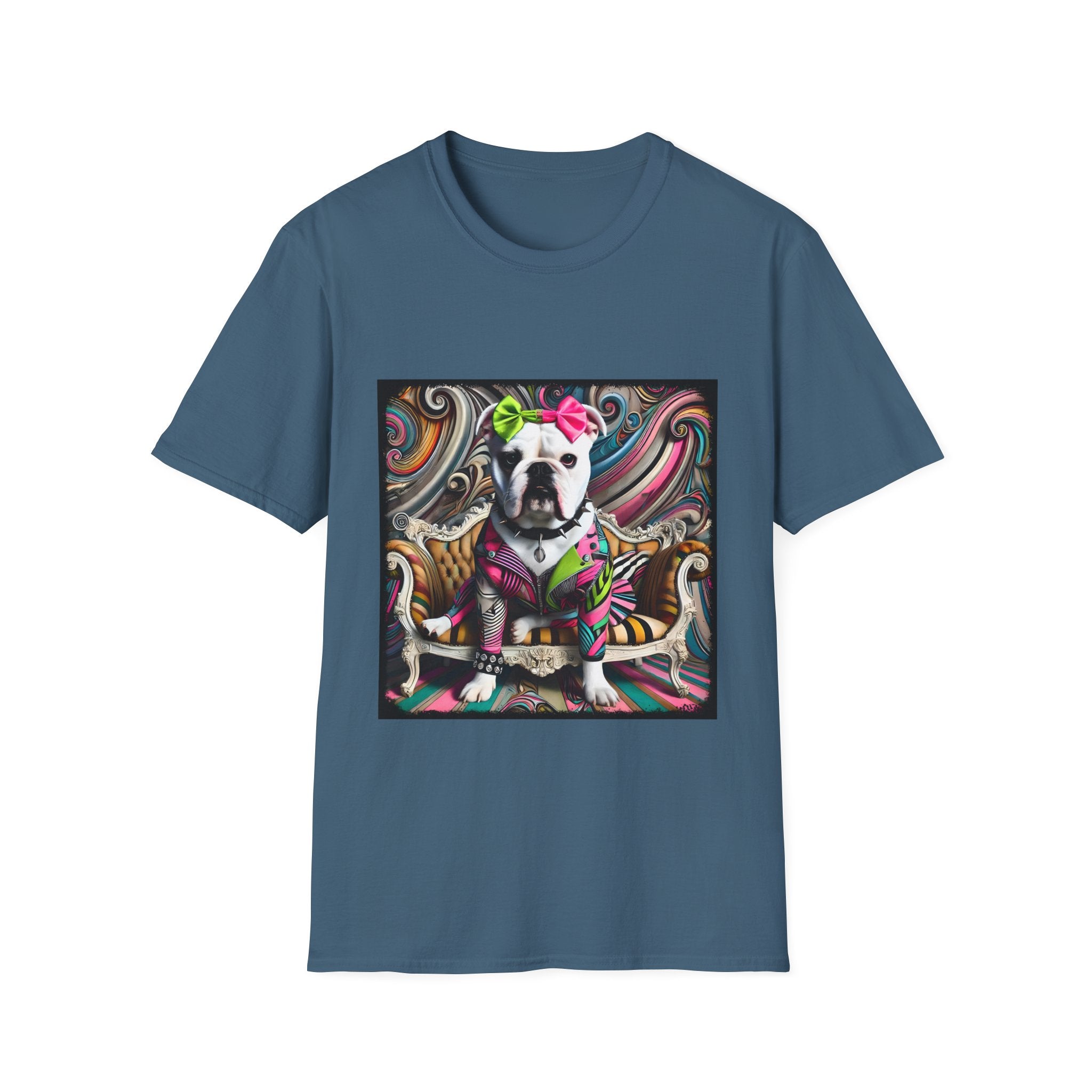 Bulldog Princess Rocker | Unisex Dog T-Shirt