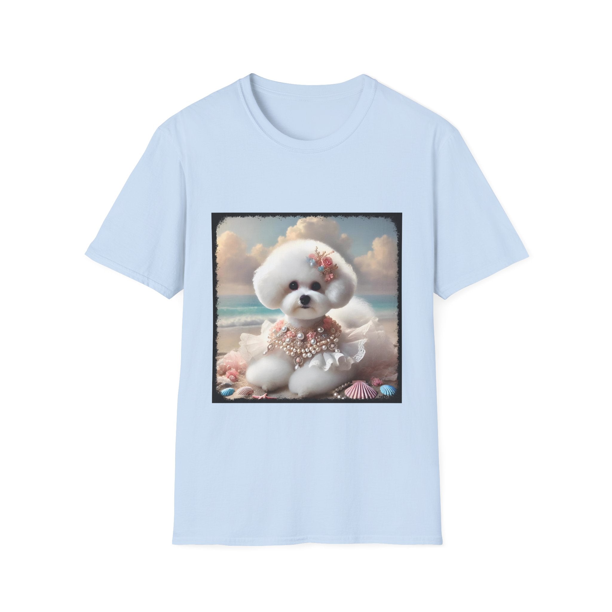 Bichon Frise Beach Beauty | Unisex Dog T-Shirt