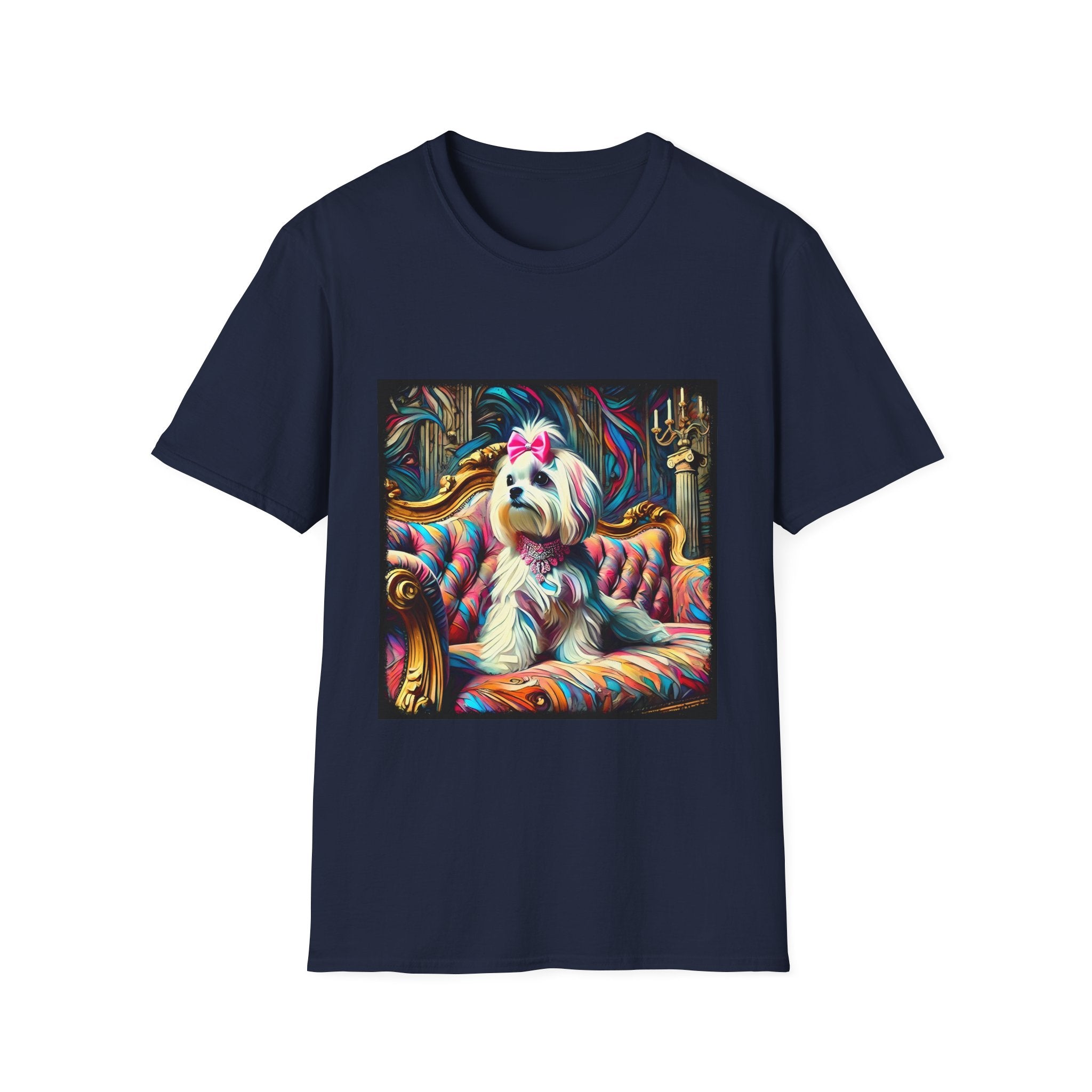 Maltese Diamond Princess Classic | Unisex Dog T-Shirt