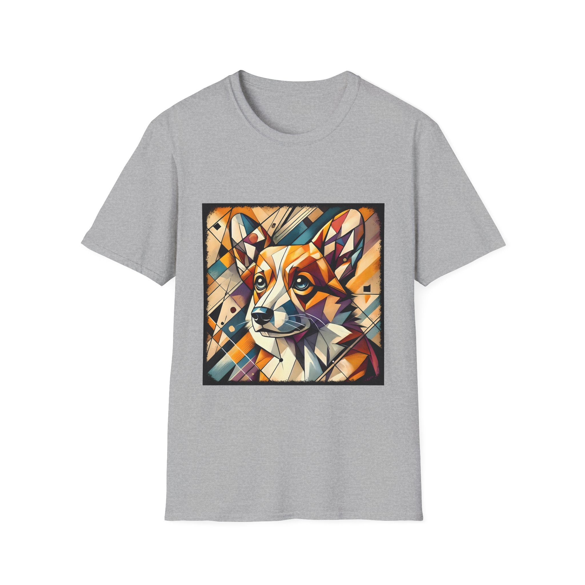 Pembroke Welsh Corgi Bold Geometric | Unisex Dog T-Shirt