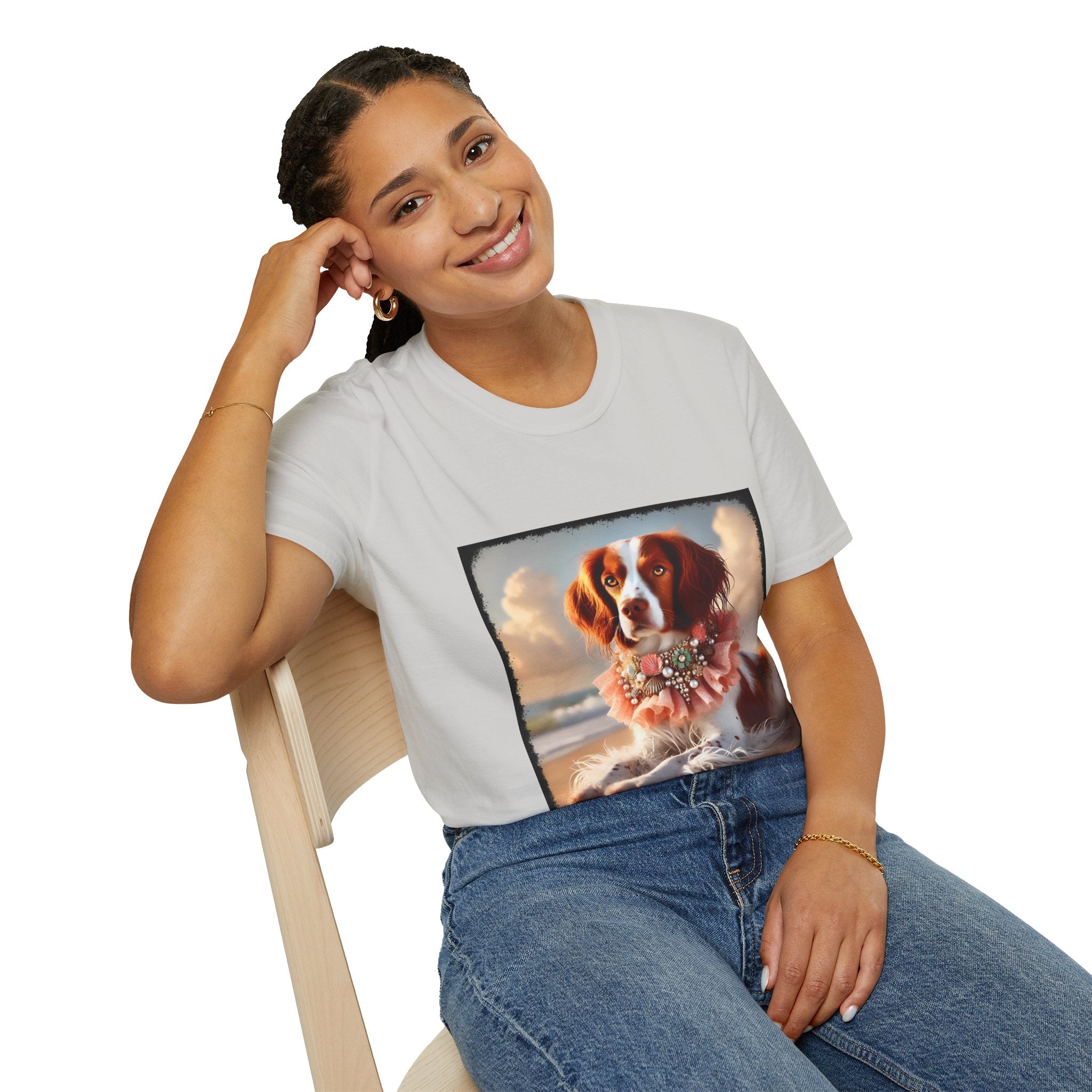 Brittany Beach Beauty | Unisex Dog T-Shirt