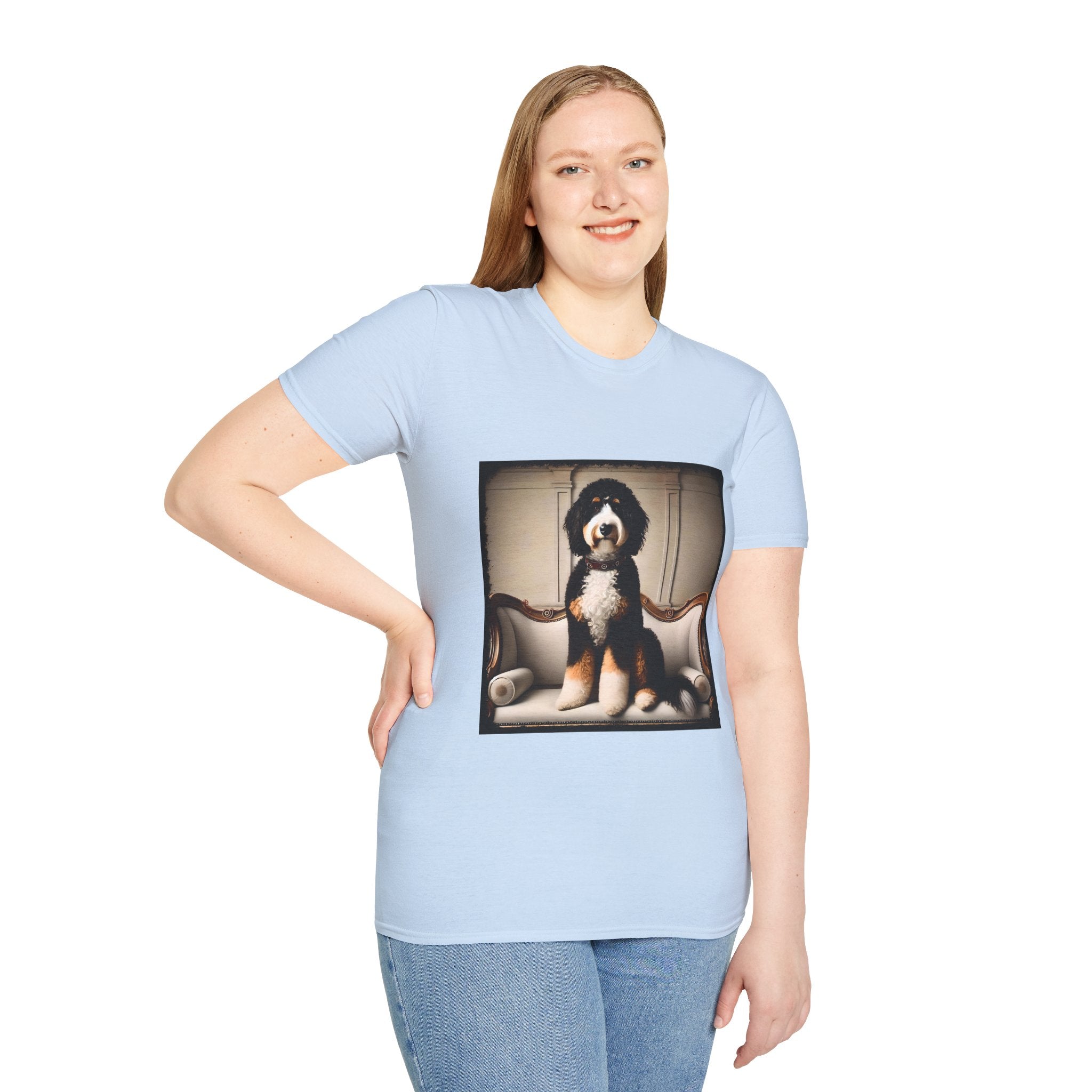 Bernedoodle Poised Posh | Unisex Dog T-Shirt