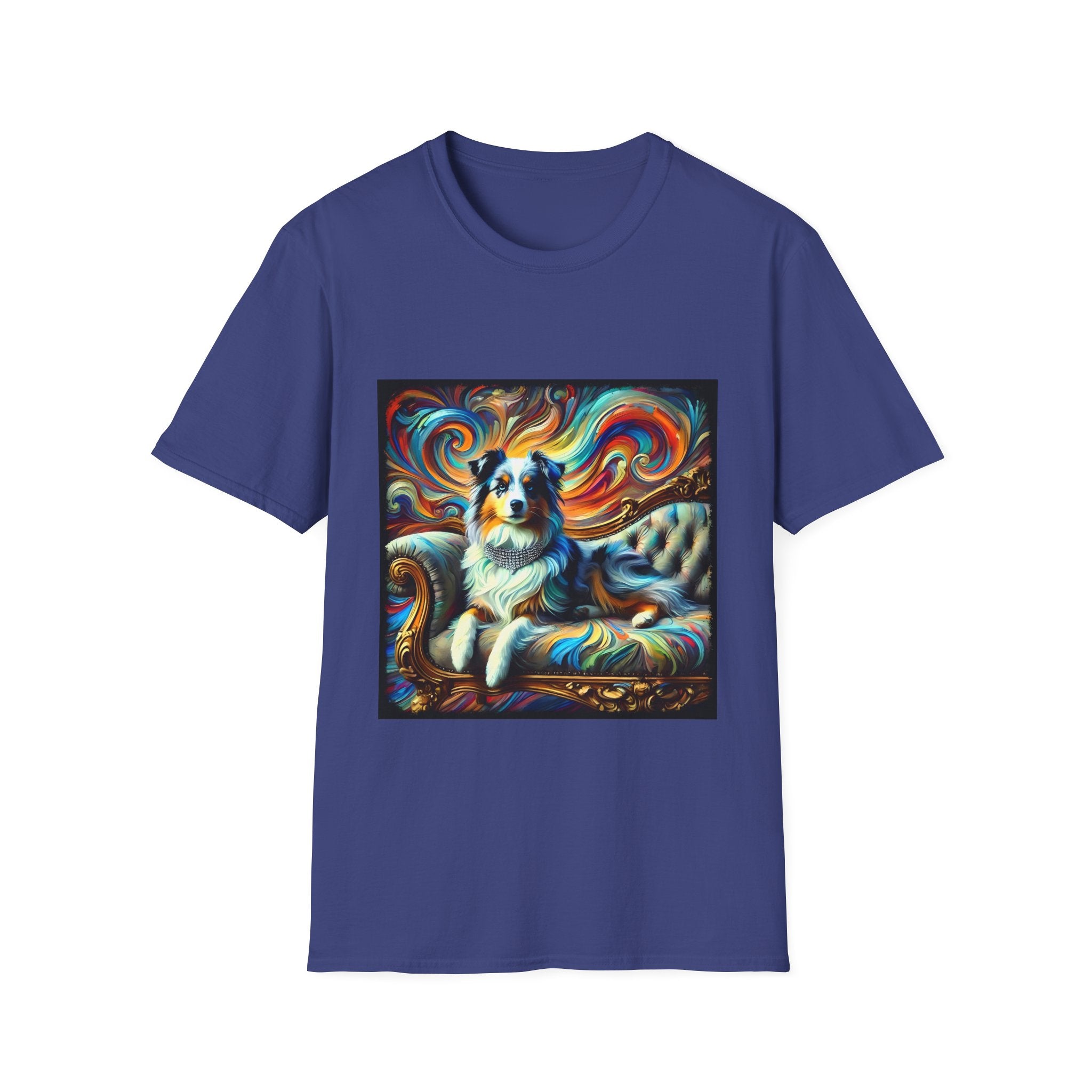 Miniature American Shepherd Vivid Swirl | Unisex Dog T-Shirt