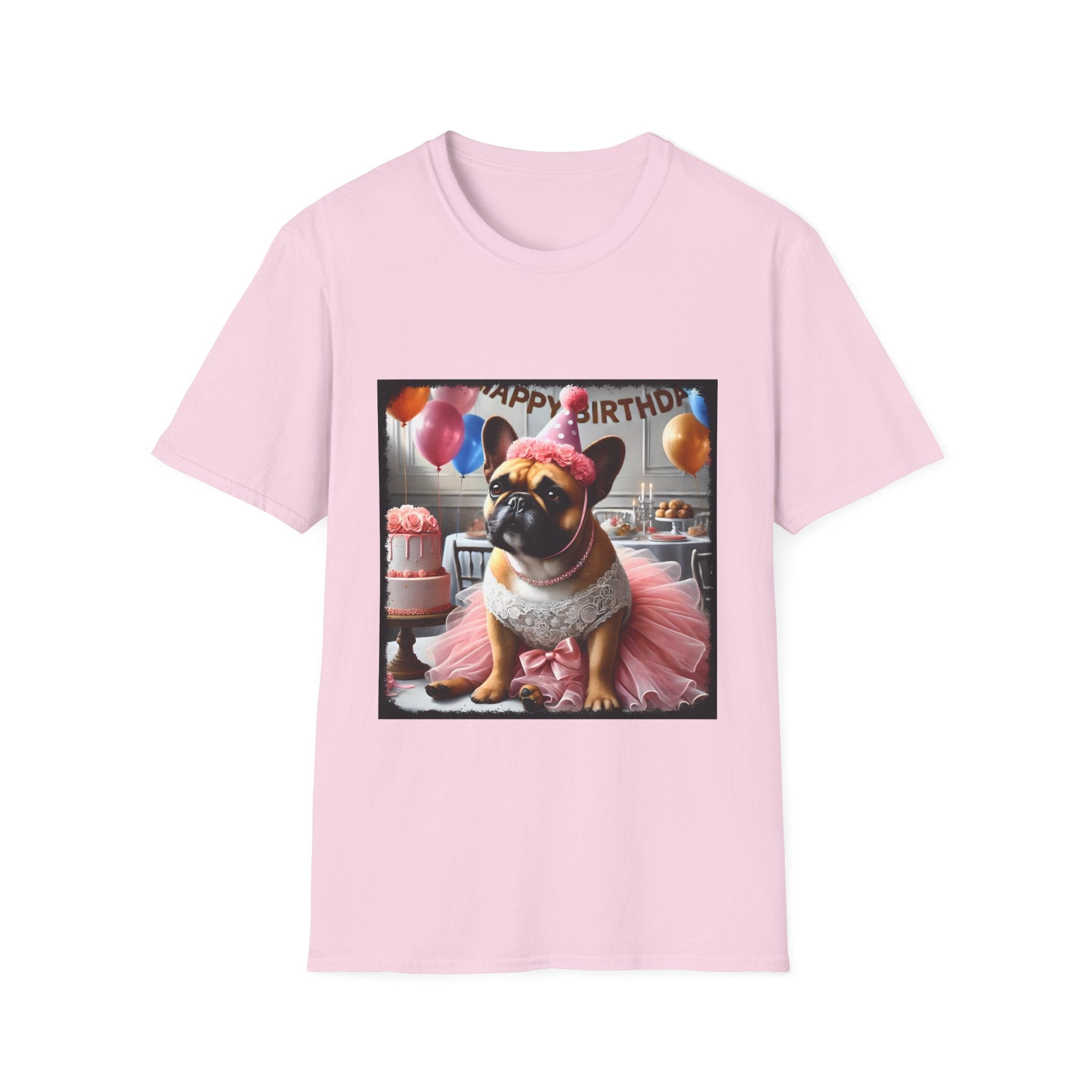 French Bulldog Birthday Girl | Unisex Dog T-Shirt