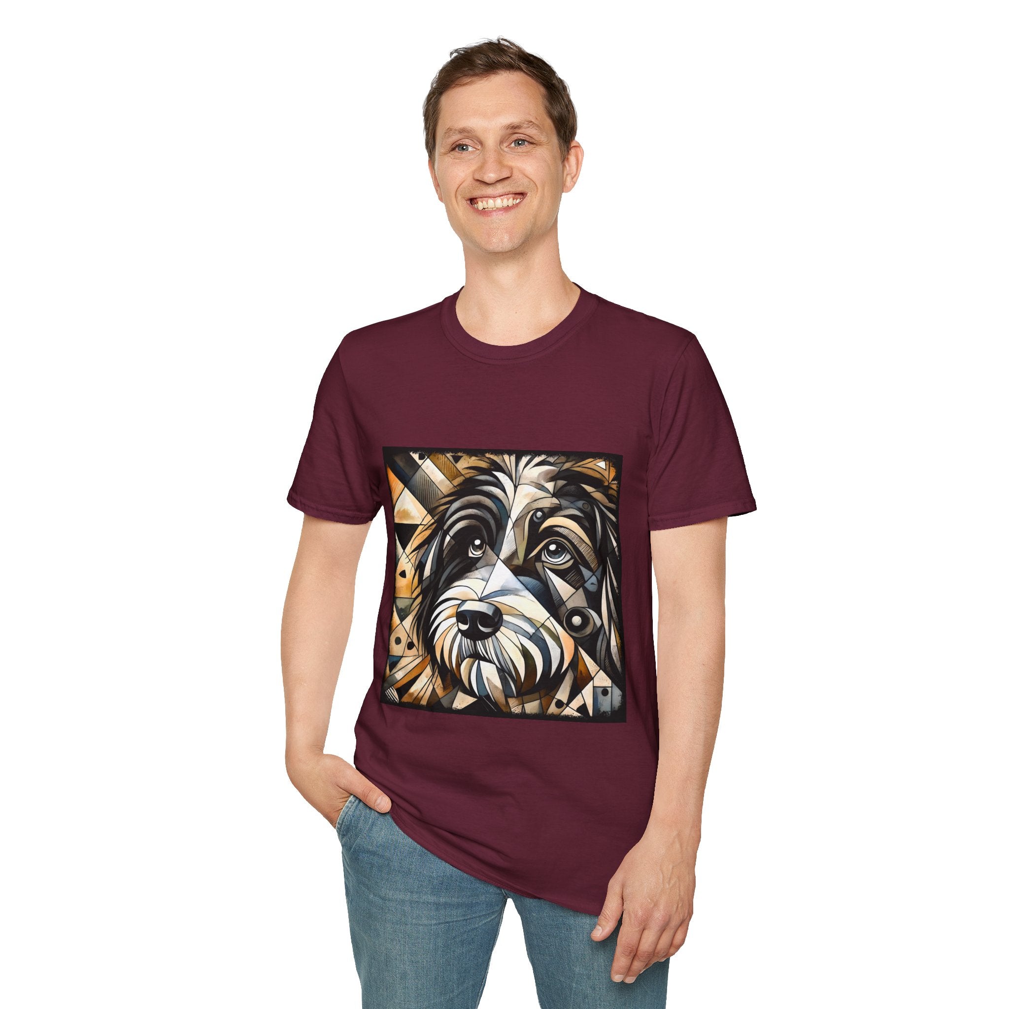 Bernedoodle Bold Geometric | Unisex Dog T-Shirt