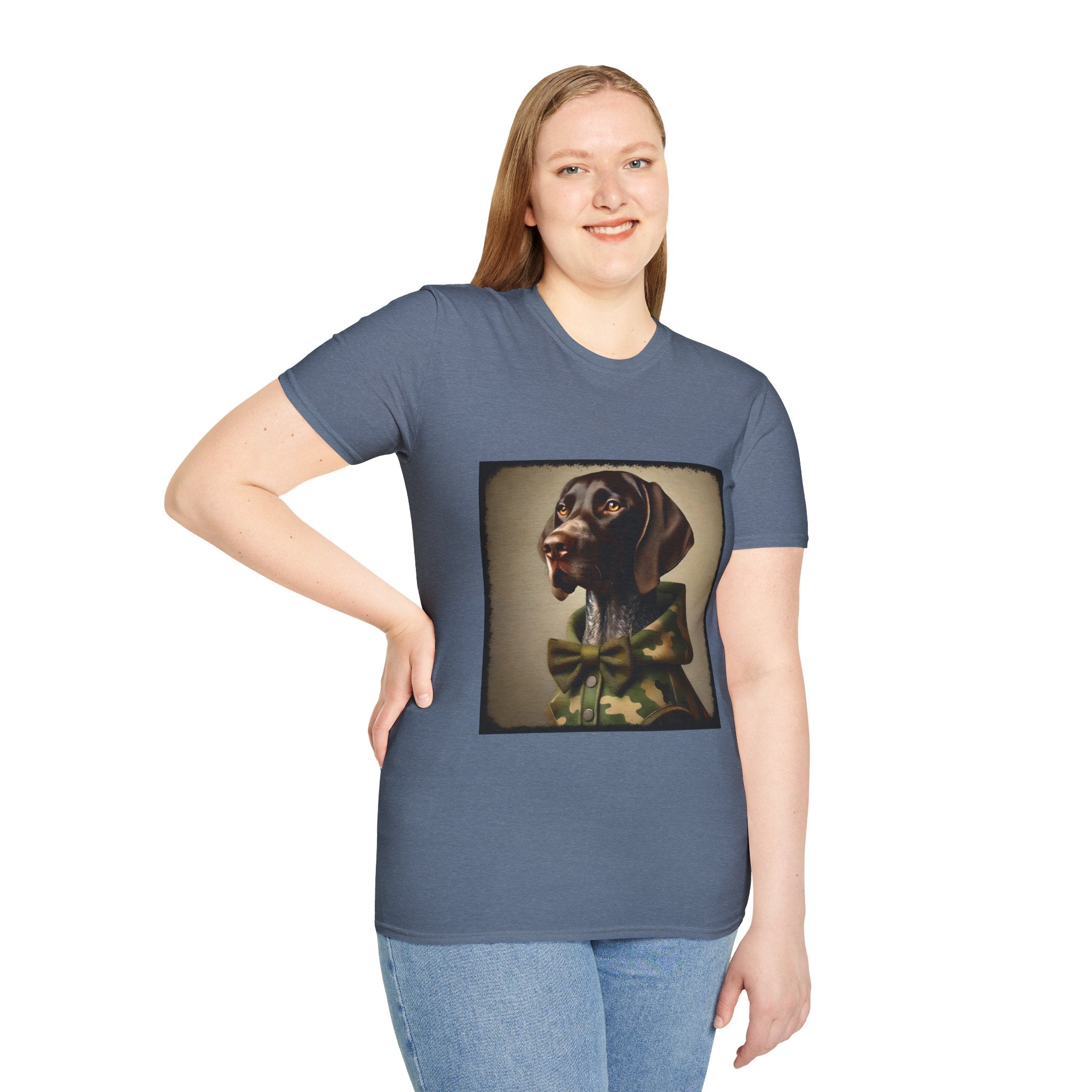 German Shorthaired Pointer Camo Cutie II | Unisex Dog T-Shirt