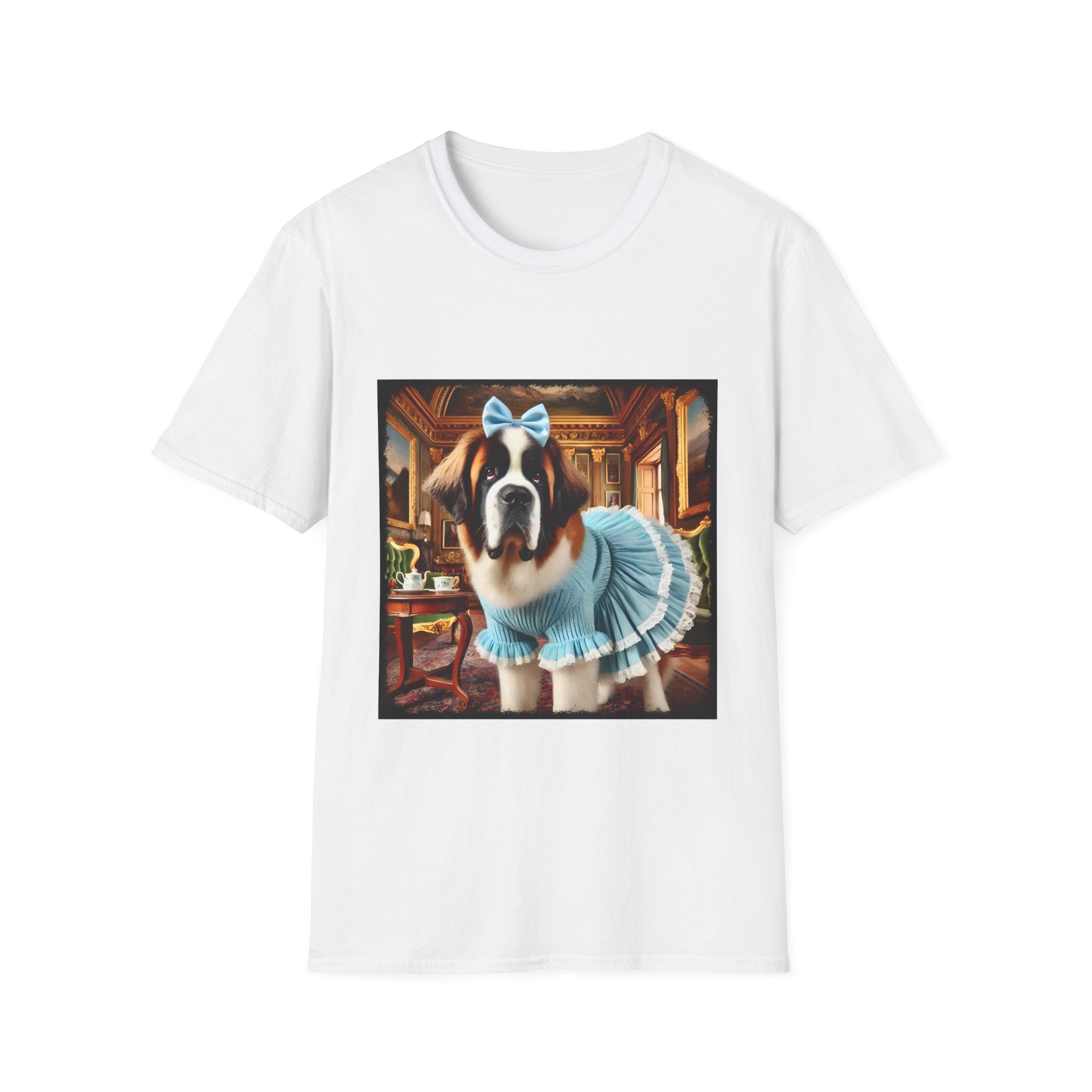 Saint Bernard Pampered Pup | Unisex Dog T-Shirt