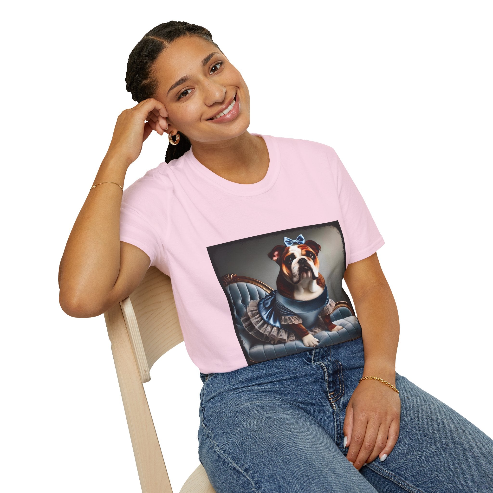 Bulldog Velvet Vixen | Unisex Dog T-Shirt