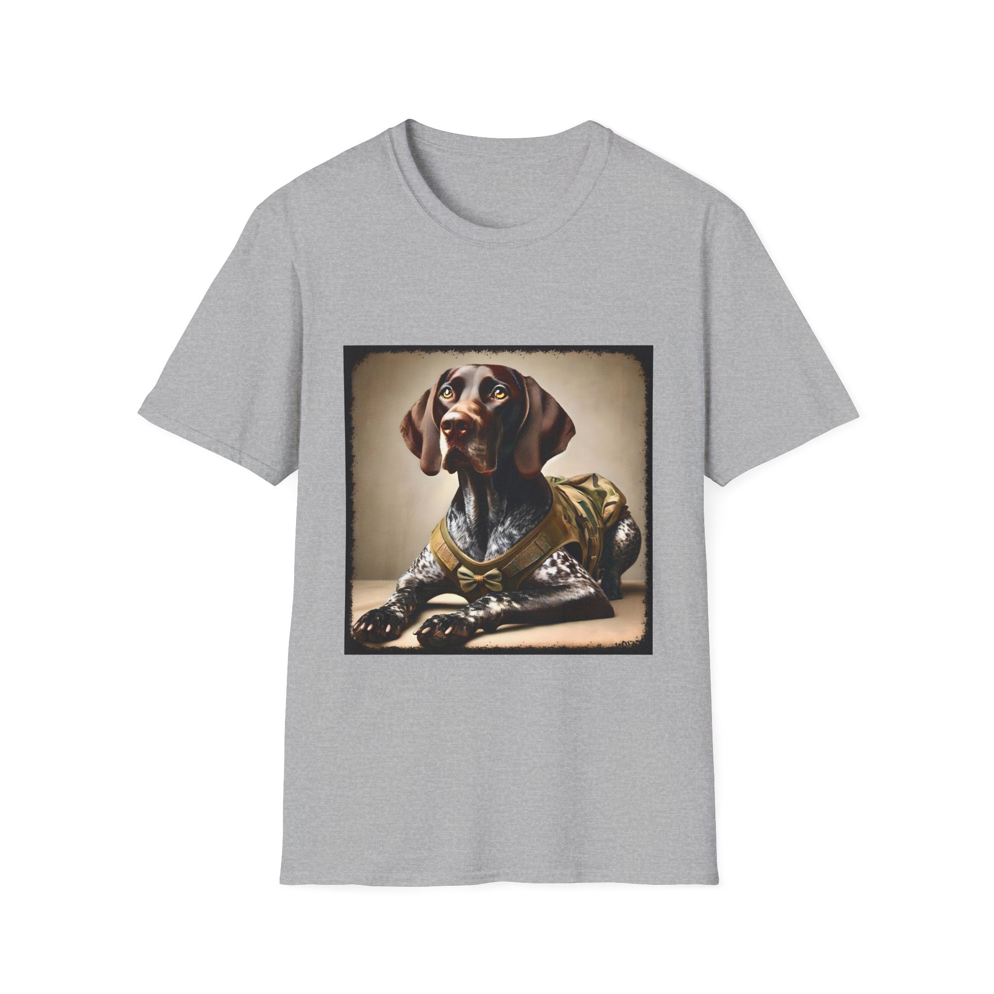 German Shorthaired Pointer Camo Doll | Unisex Dog T-Shirt