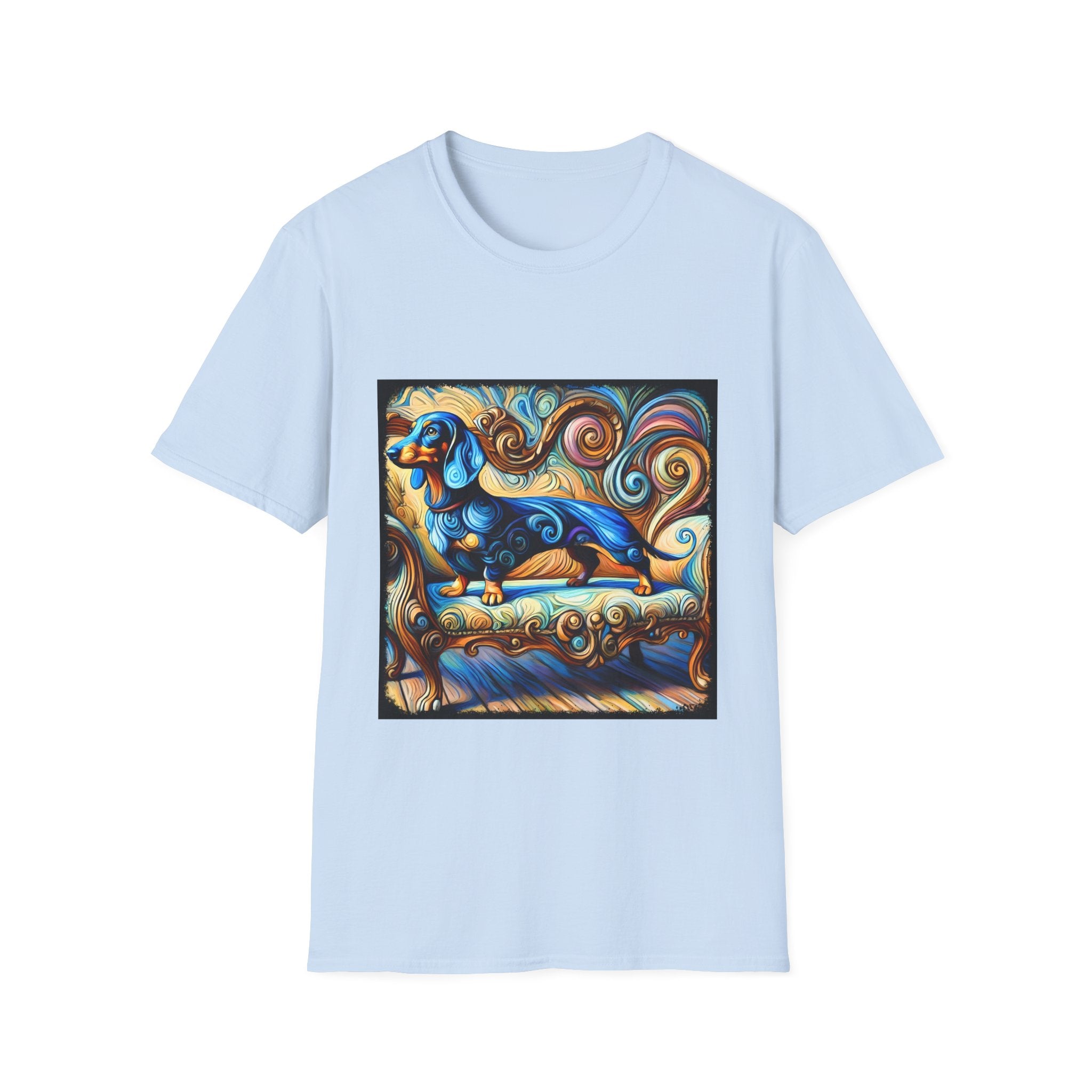 Dachshund Blue Dream Swirl | Unisex Dog T-Shirt