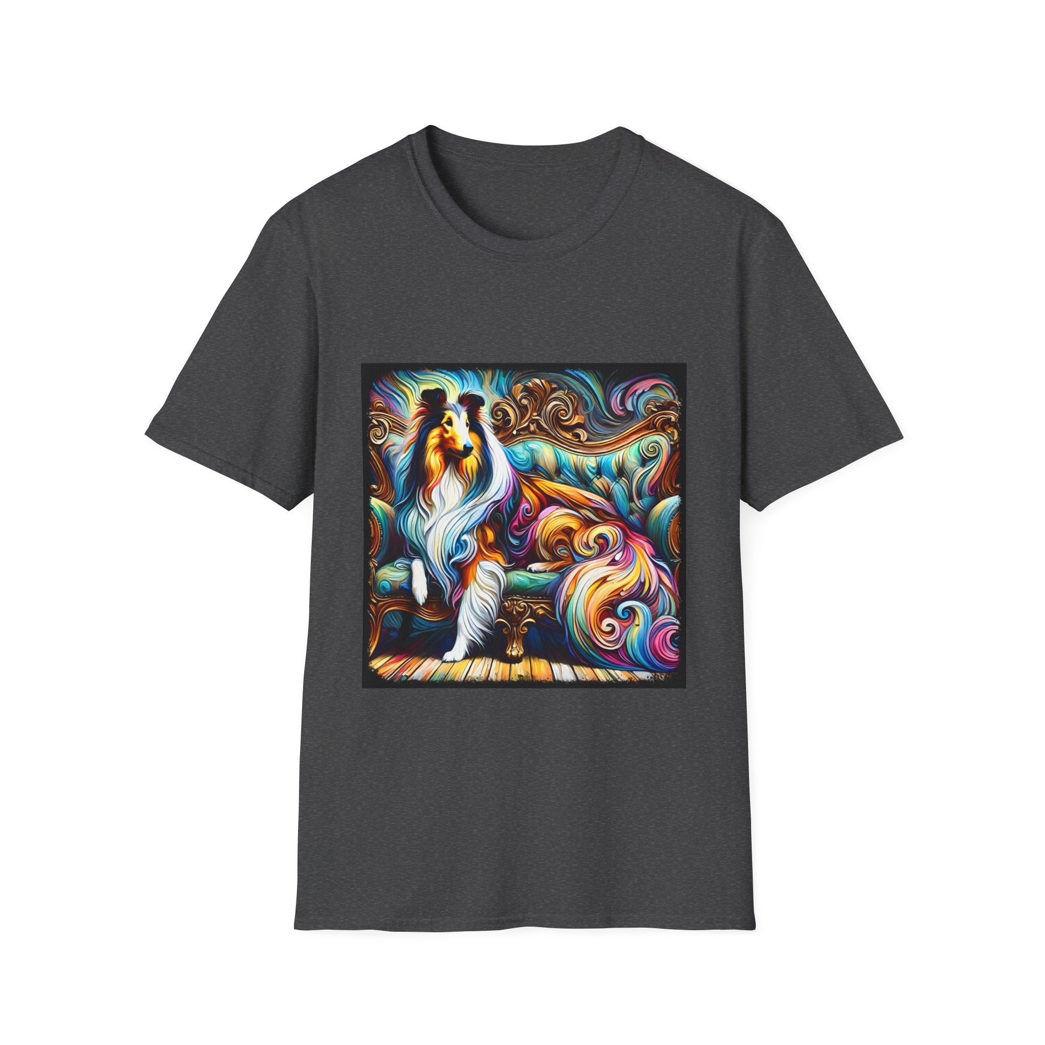 Collie Pastel Swirl | Unisex Dog T-Shirt