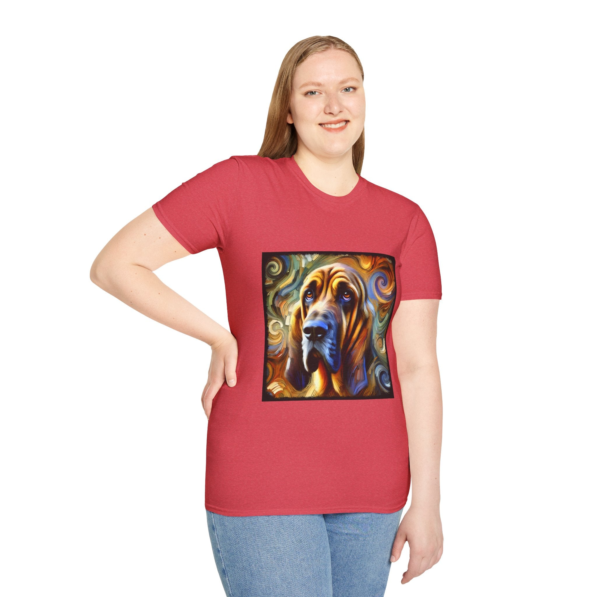 Bloodhound Warm Swirl | Unisex Dog T-Shirt