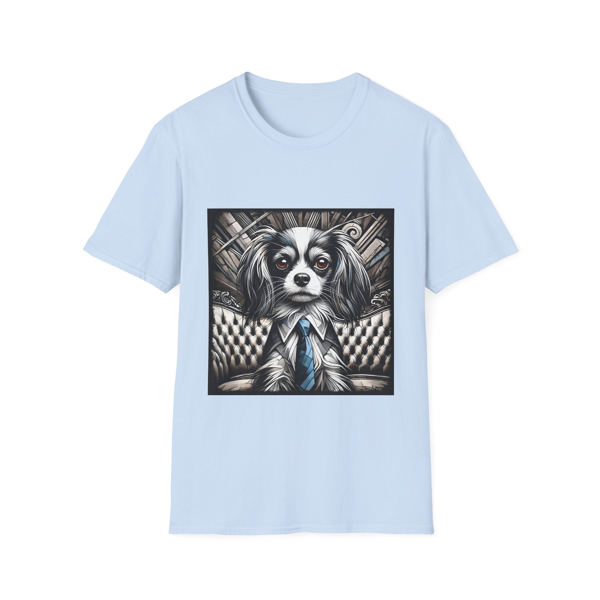 Cavalier King Charles Spaniel B&W Bold Eyes | Unisex Dog T-Shirt