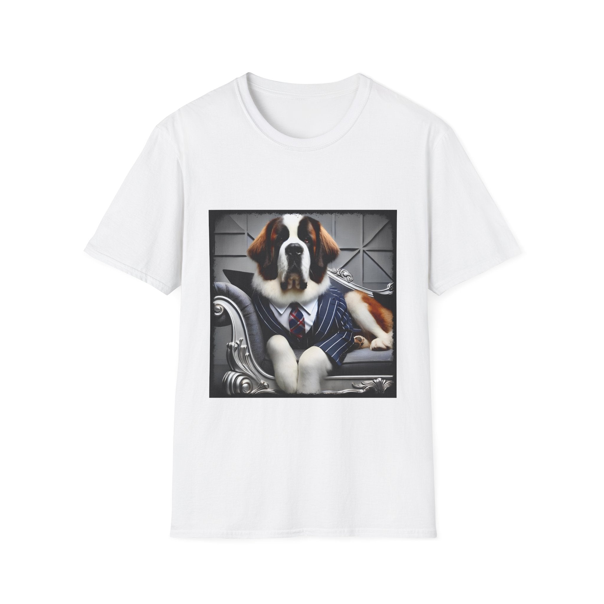 Saint Bernard Tux Luxe | Unisex Dog T-Shirt