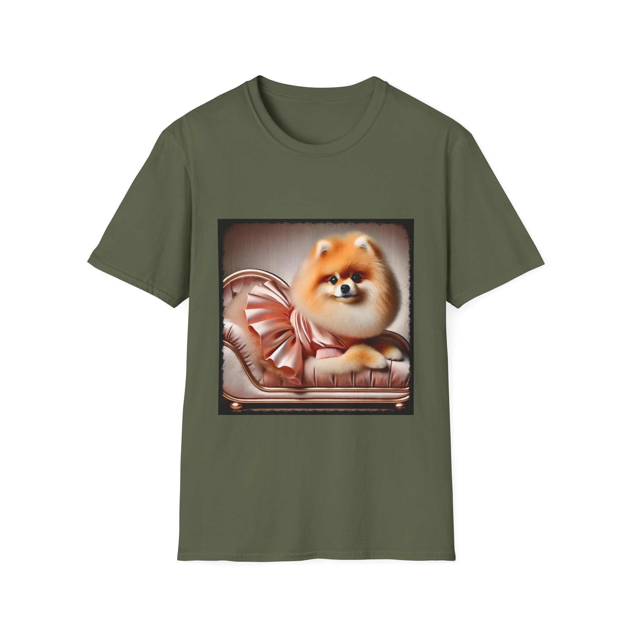 Pomeranian Peach Princess | Unisex Dog T-Shirt