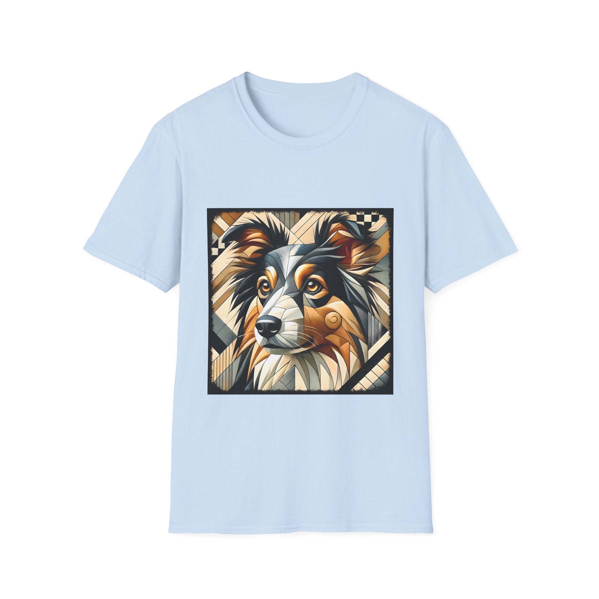 Miniature American Shepherd Geometric | Unisex Dog T-Shirt