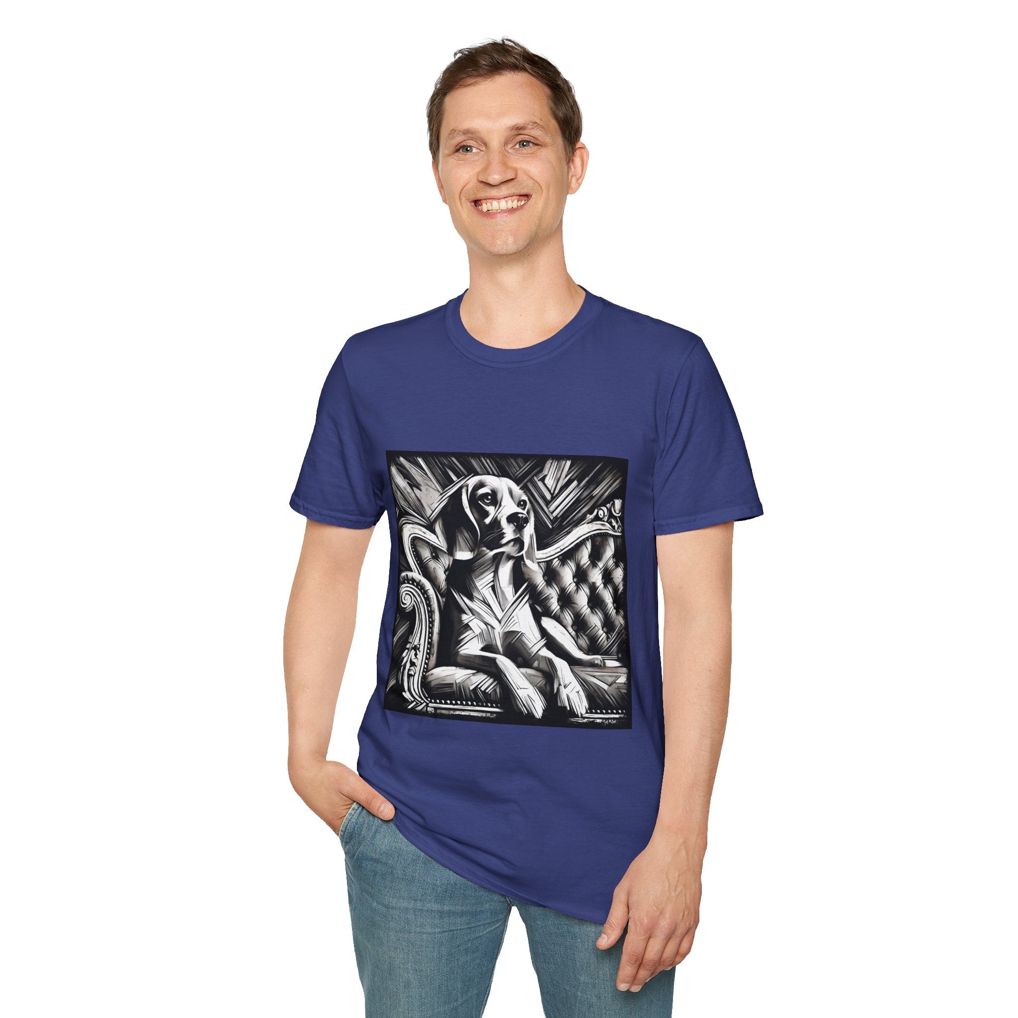 Beagle B&W Bold | Unisex Dog T-Shirt