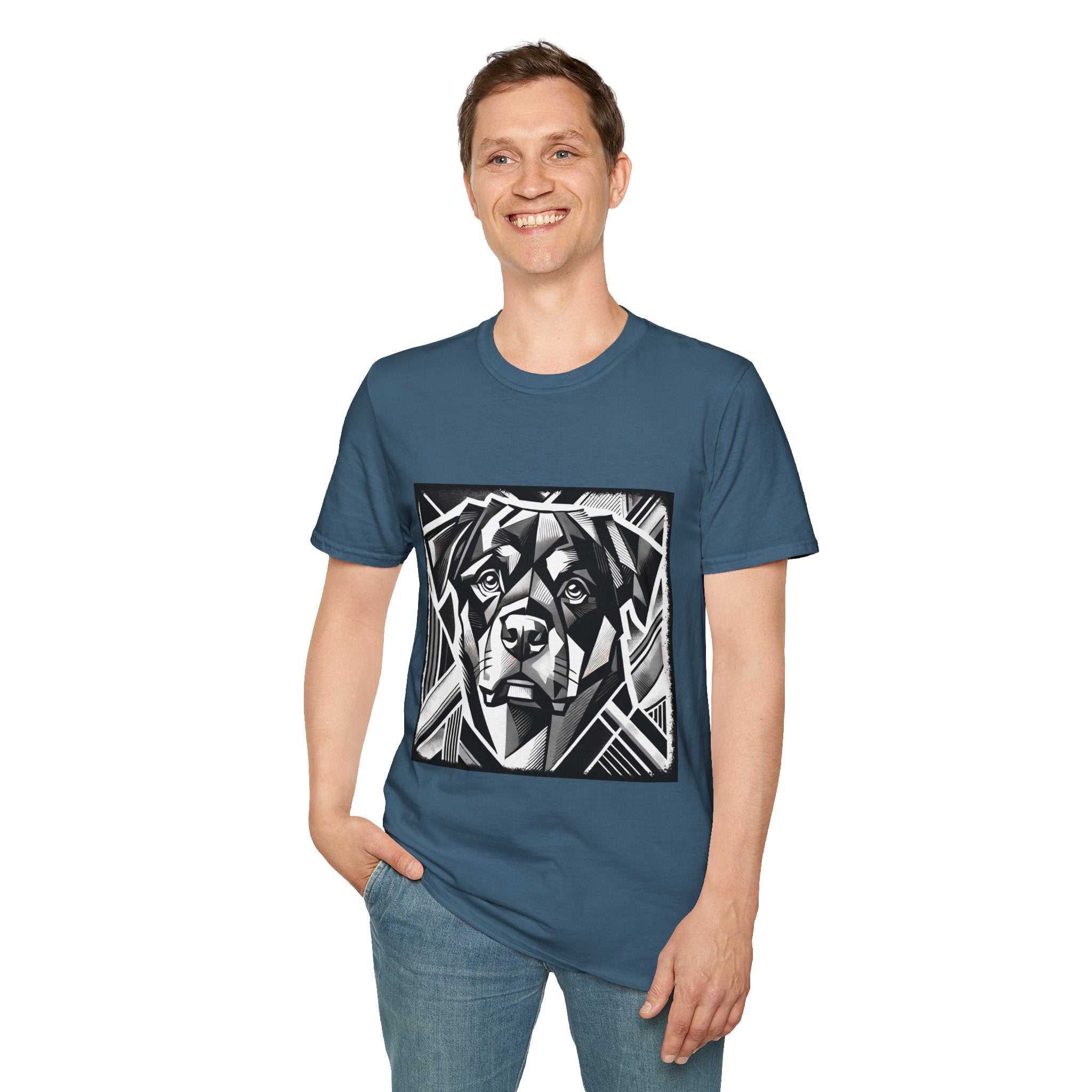 Rottweiler Geometric | Unisex Dog T-Shirt