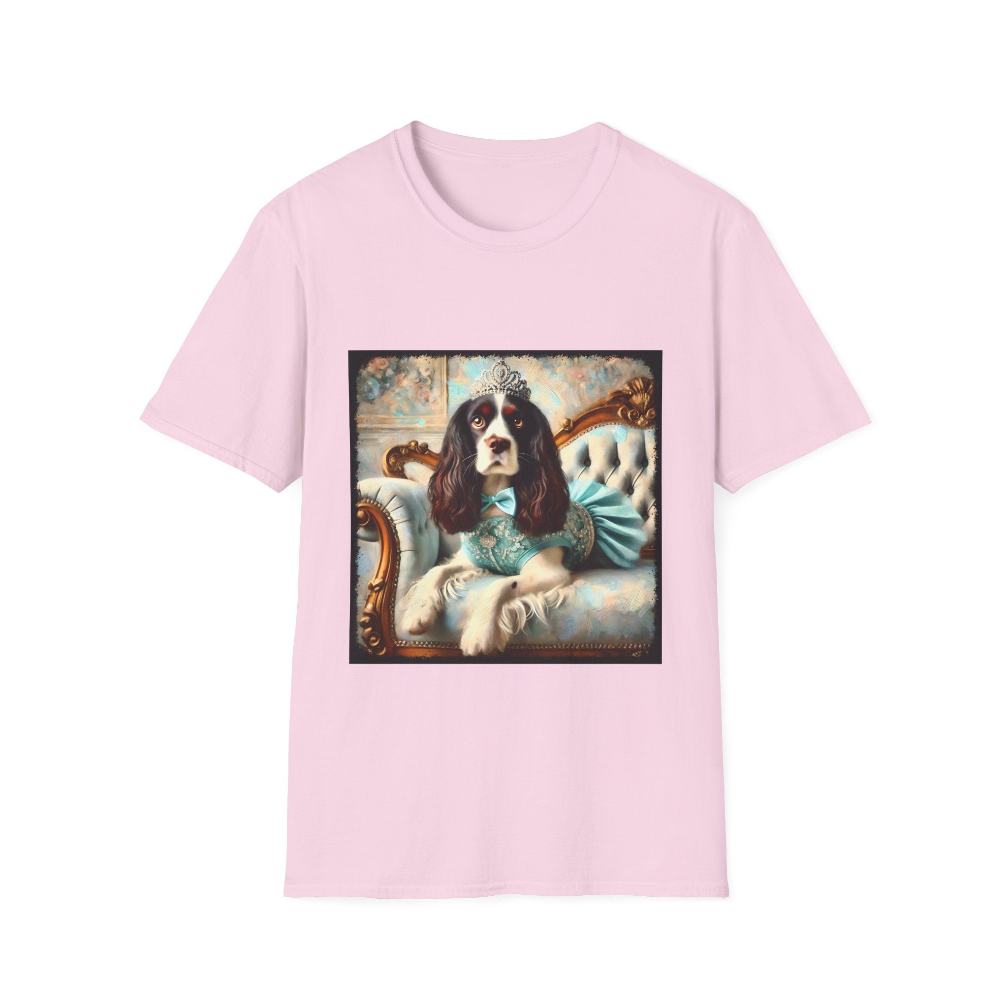 English Springer Spaniel Teal Princess Classic | Unisex Dog T-Shirt