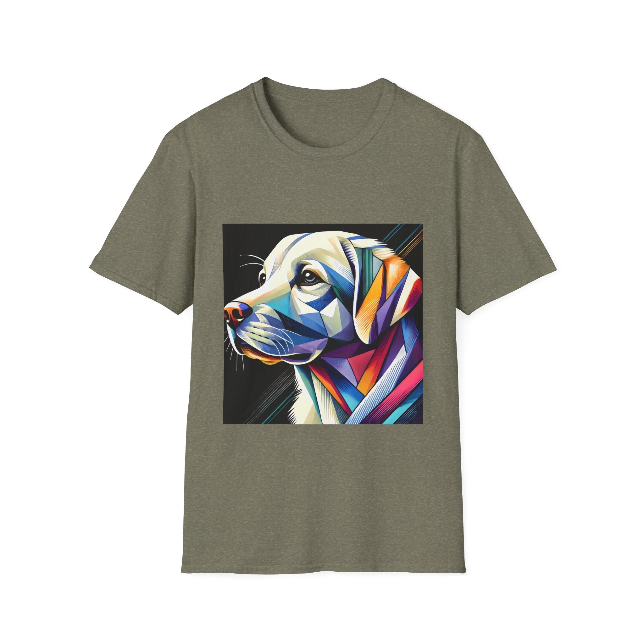 Labrador Retriever Multicolor Geometric | Unisex Dog T-Shirt