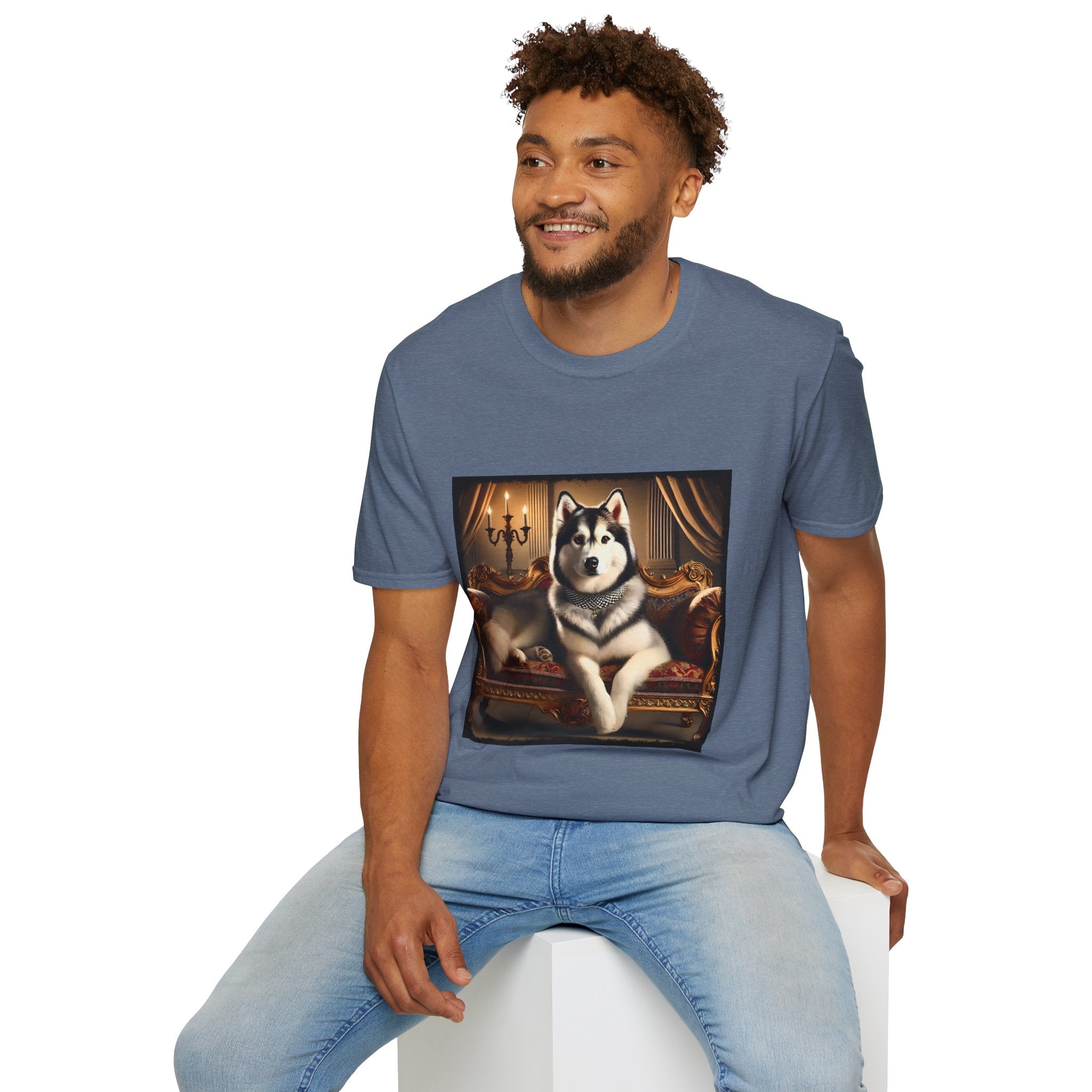 Siberian Husky Poised Princess | Unisex Dog T-Shirt