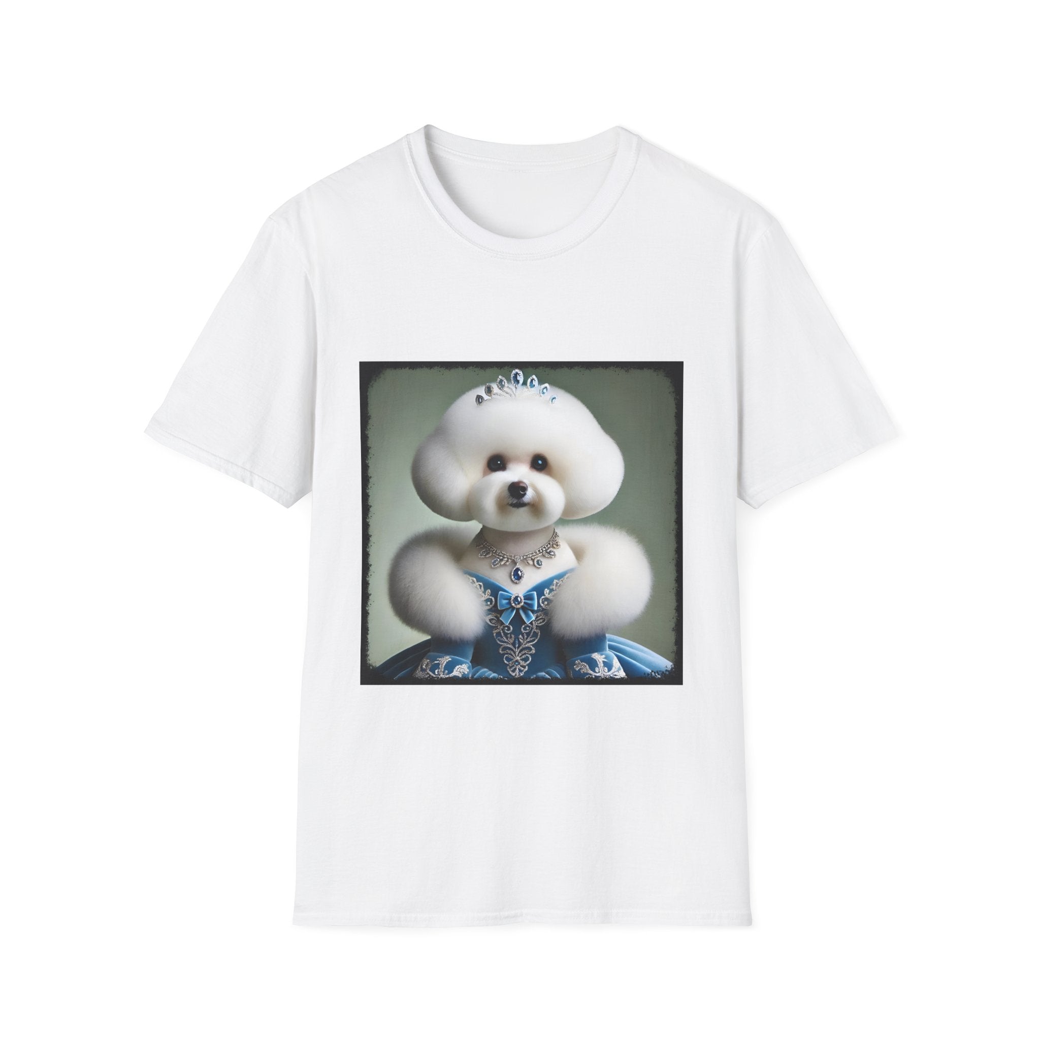 Bichon Frise Blue Belle | Unisex Dog T-Shirt